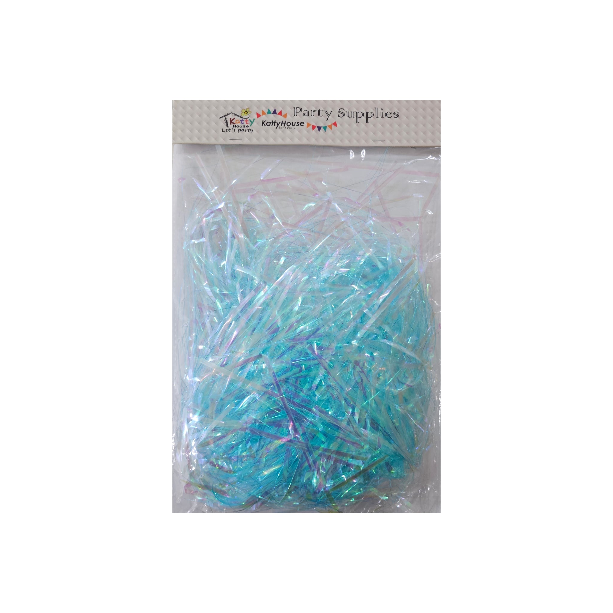 Gift Packaging Iridescent Lumo Shredded Rafia Filler DIY Tinsel 30g