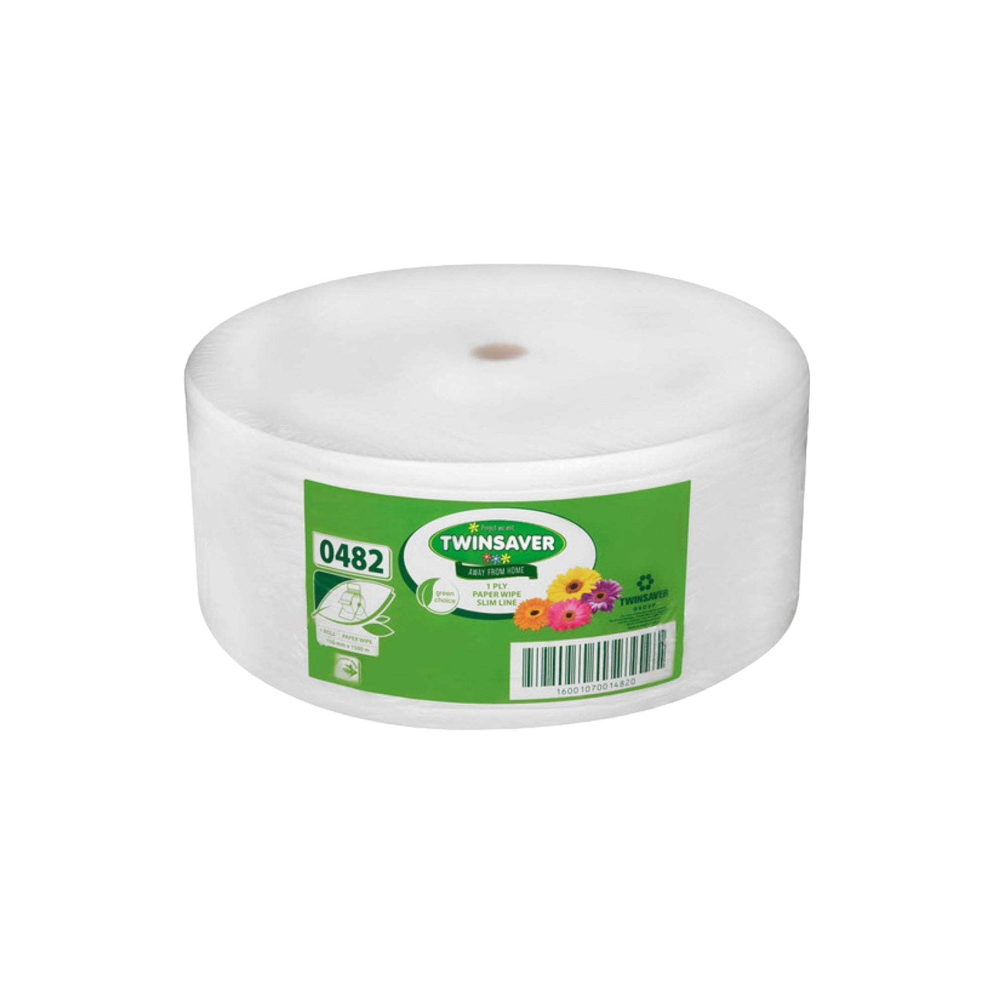 Twinsaver Tidy Wipe Eco 160mmx1500m Garage Roll 0482