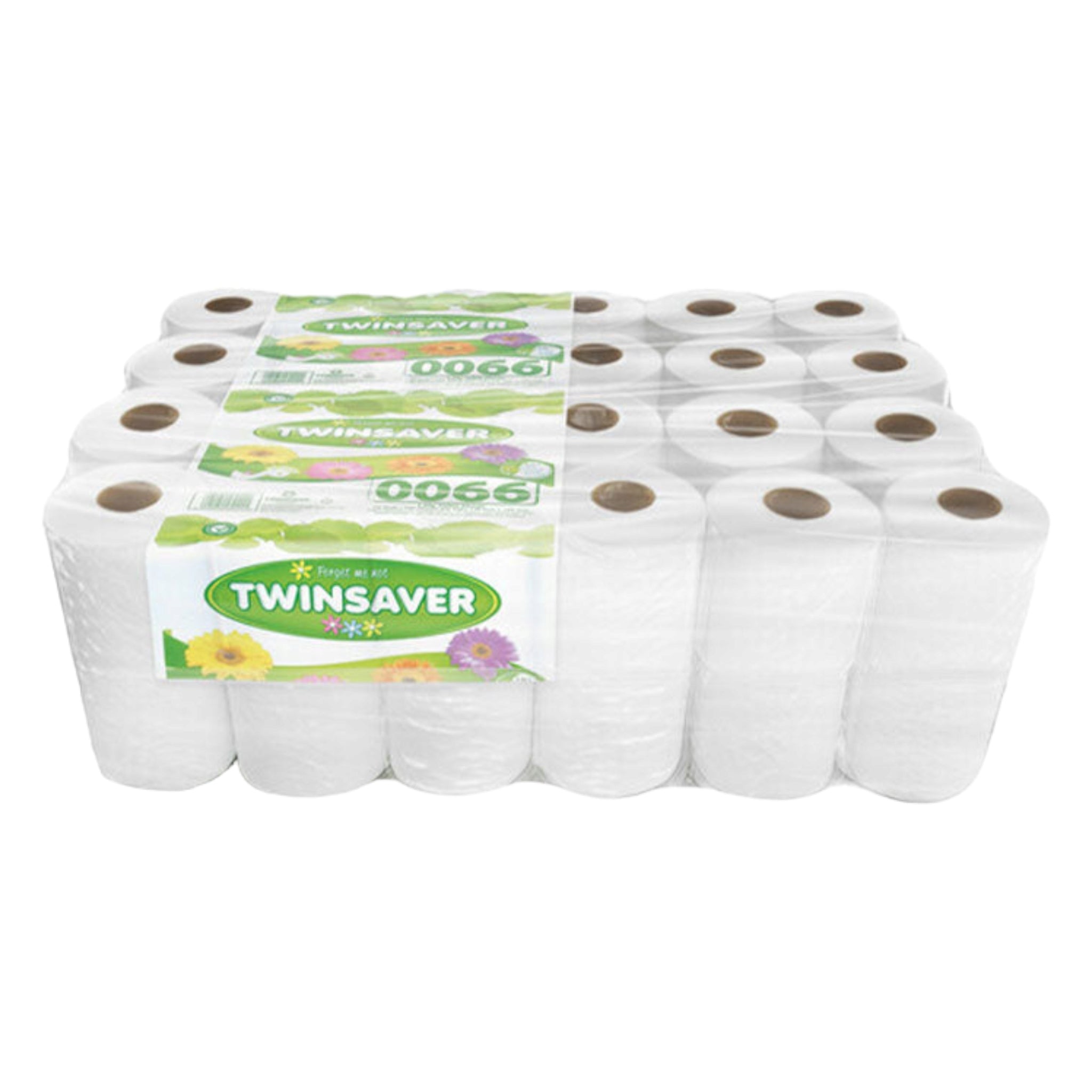 Twinsaver Toilet Rolls 1-Ply 500-Sheets 48-Rolls 0171