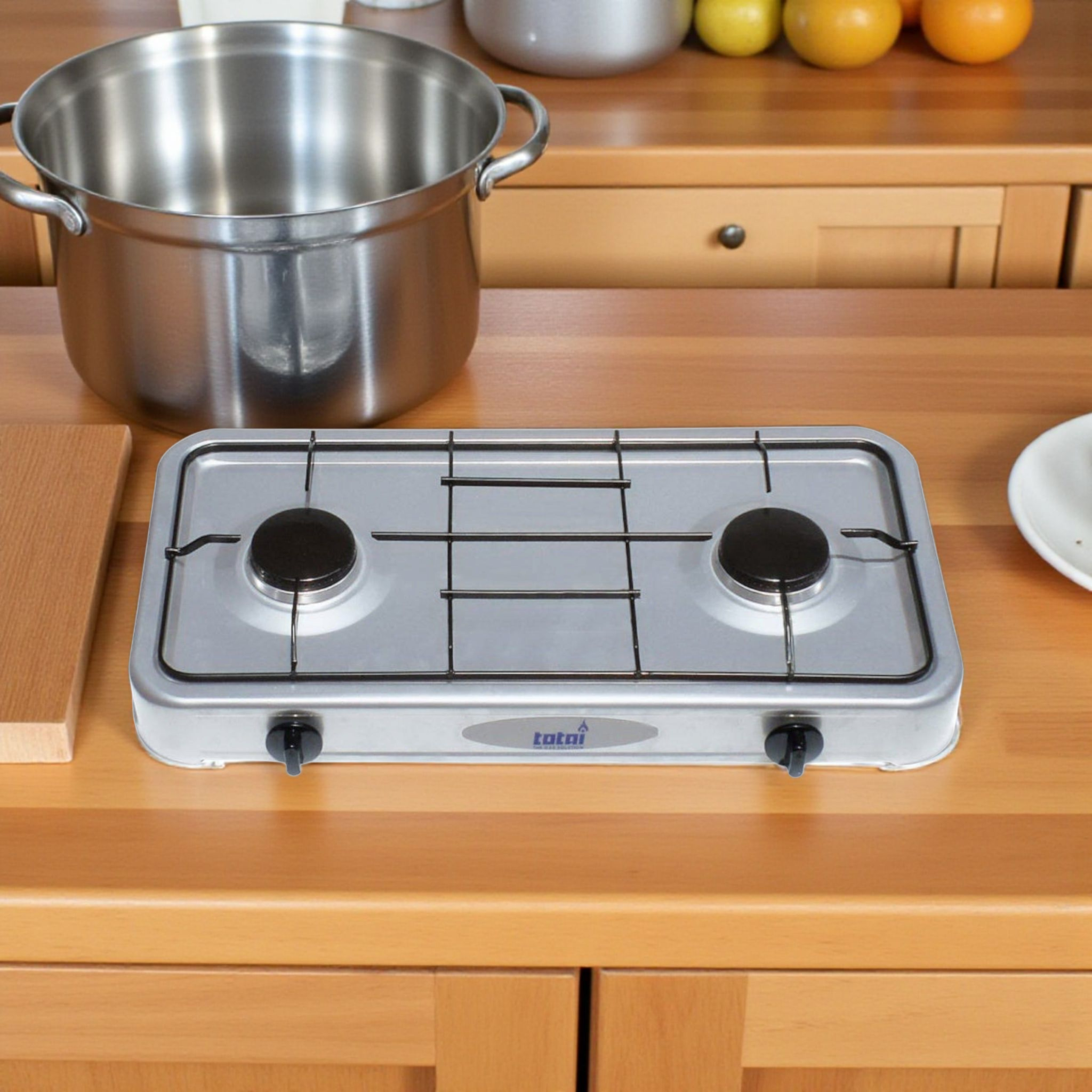 Totai Gas Stove 2-Burner Hotplate TableTop 26/002A