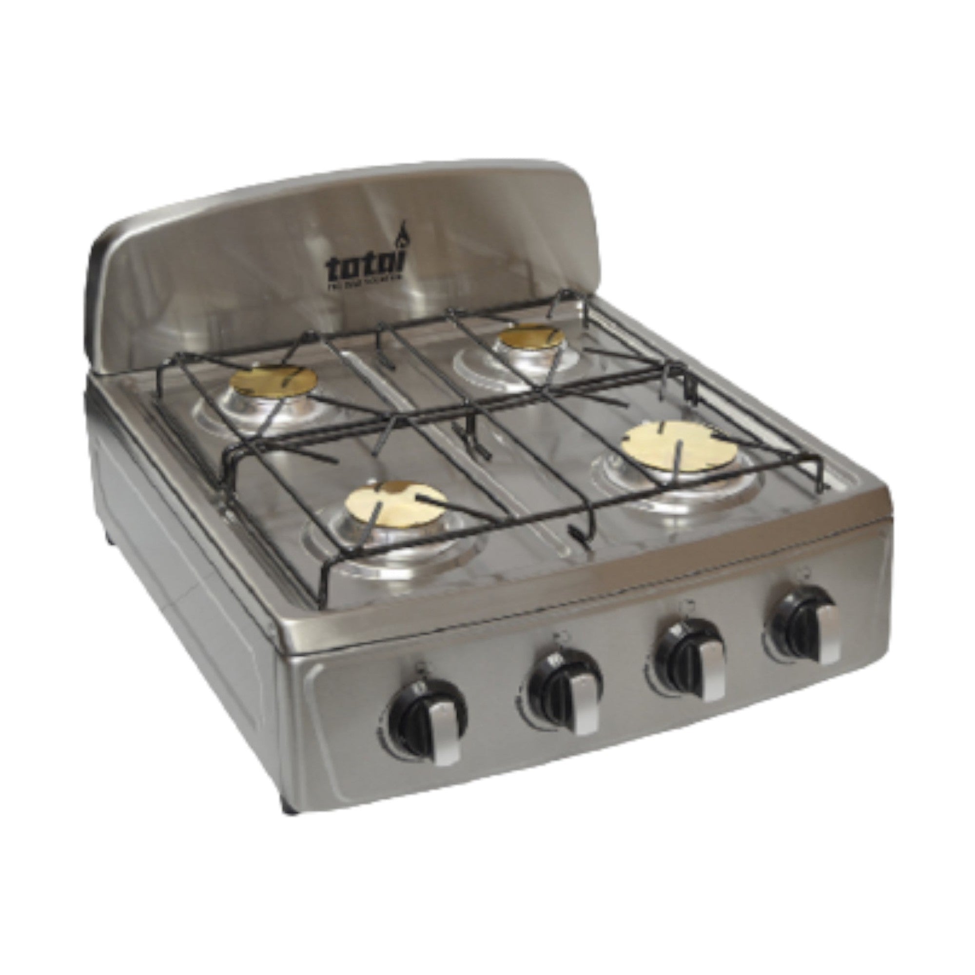 Totai Gas Stove 4-Burner Top Stainless Steel