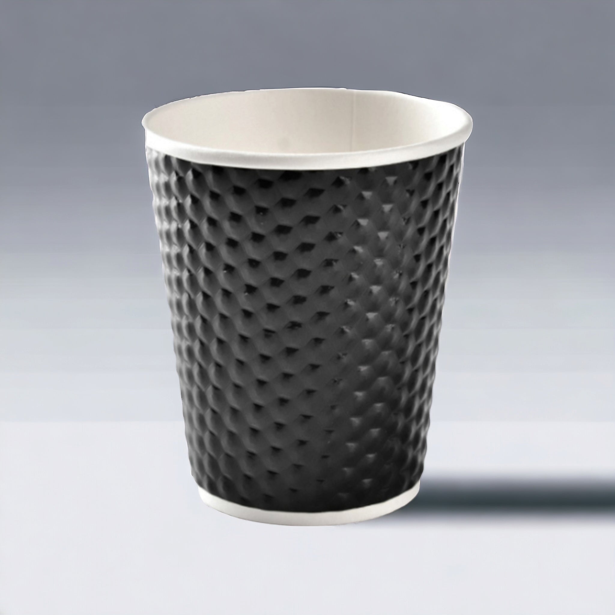 Disposable Dot Embossed  Paper Coffee Cup 360ml 25pack XPCL111