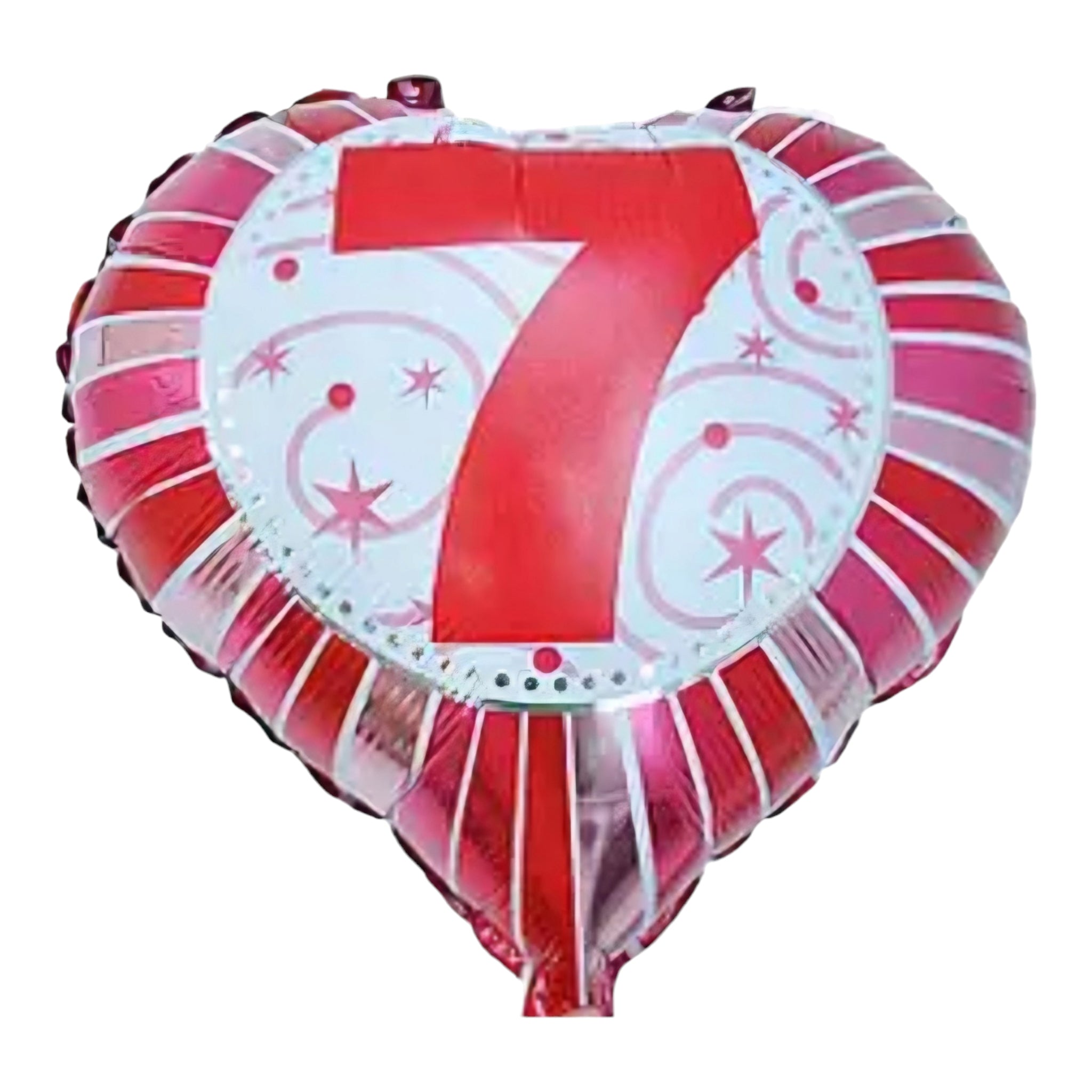 Party Foil Number Heart Balloon 45cm 18inch 1pc