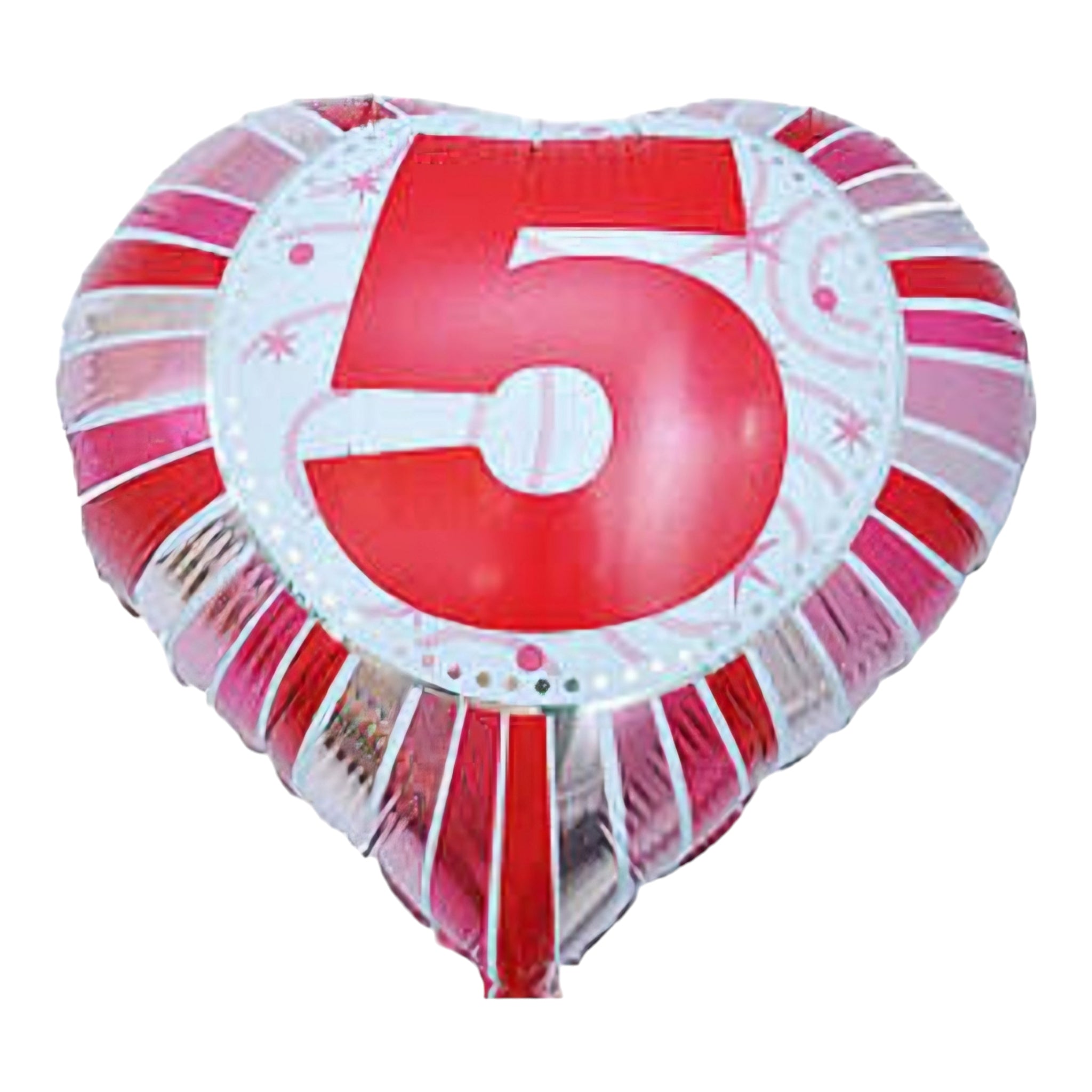 Party Foil Number Heart Balloon 45cm 18inch 1pc