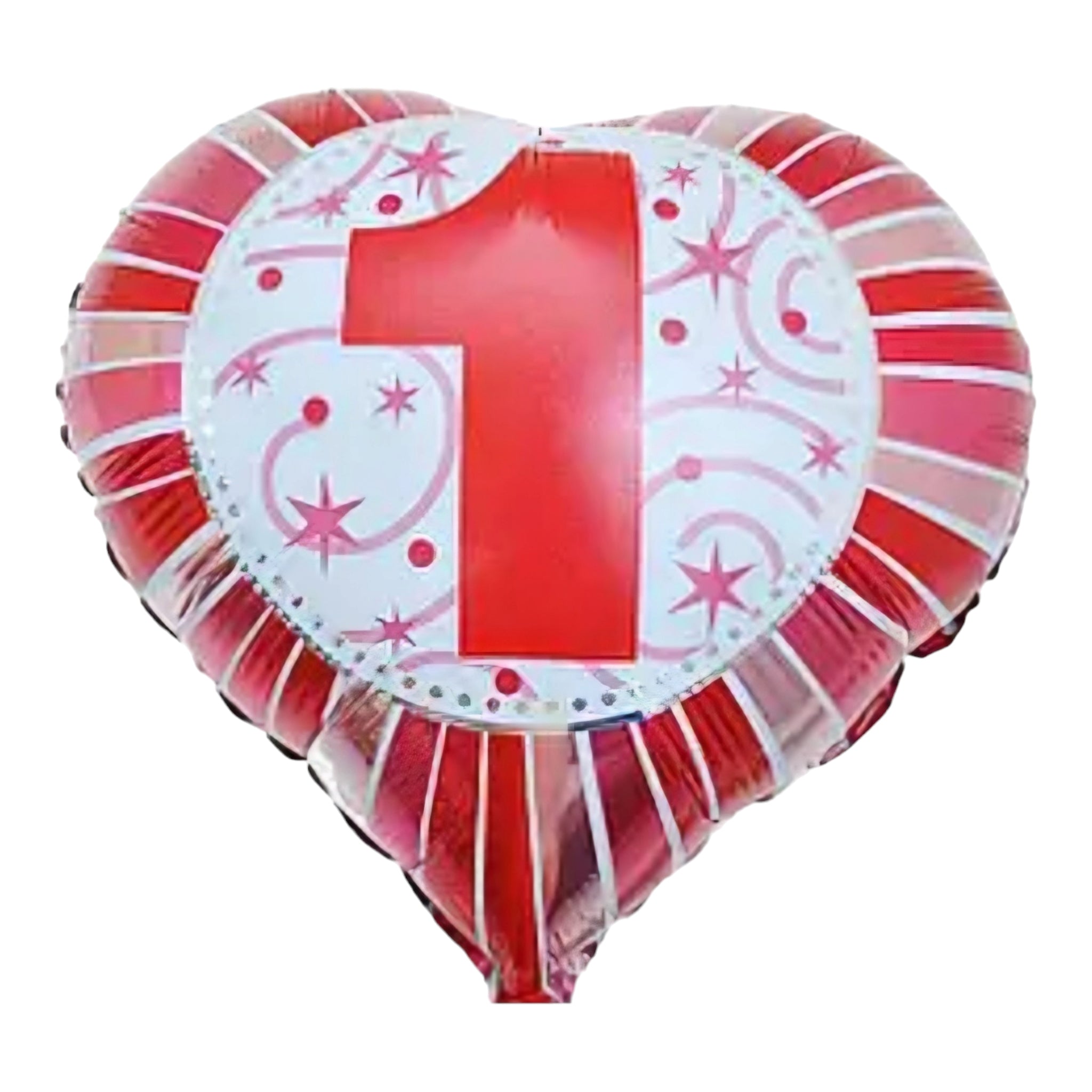 Party Foil Number Heart Balloon 45cm 18inch 1pc