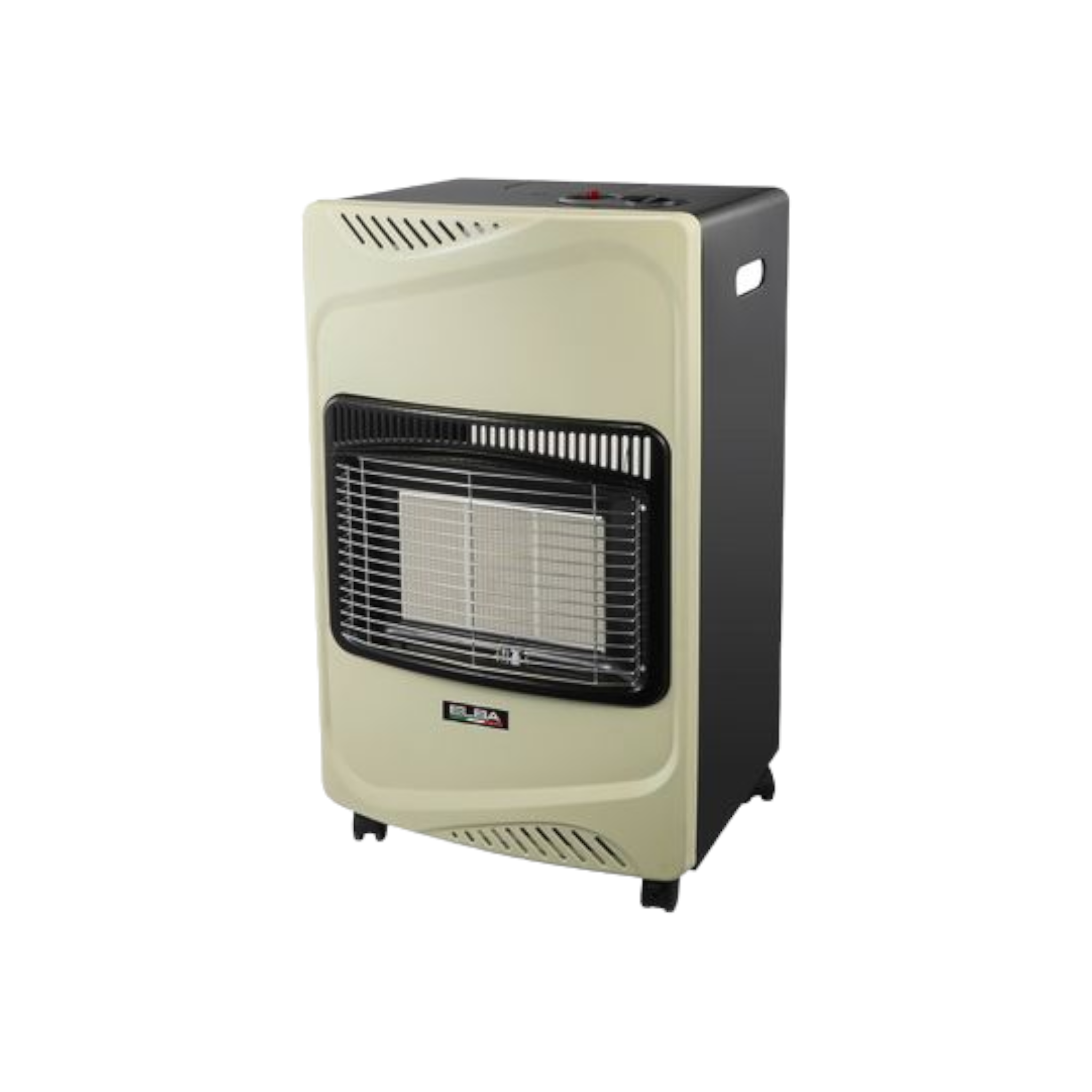 Elba Gas Heater 3-Panel Retro Portabl Cream 16/EL100RC