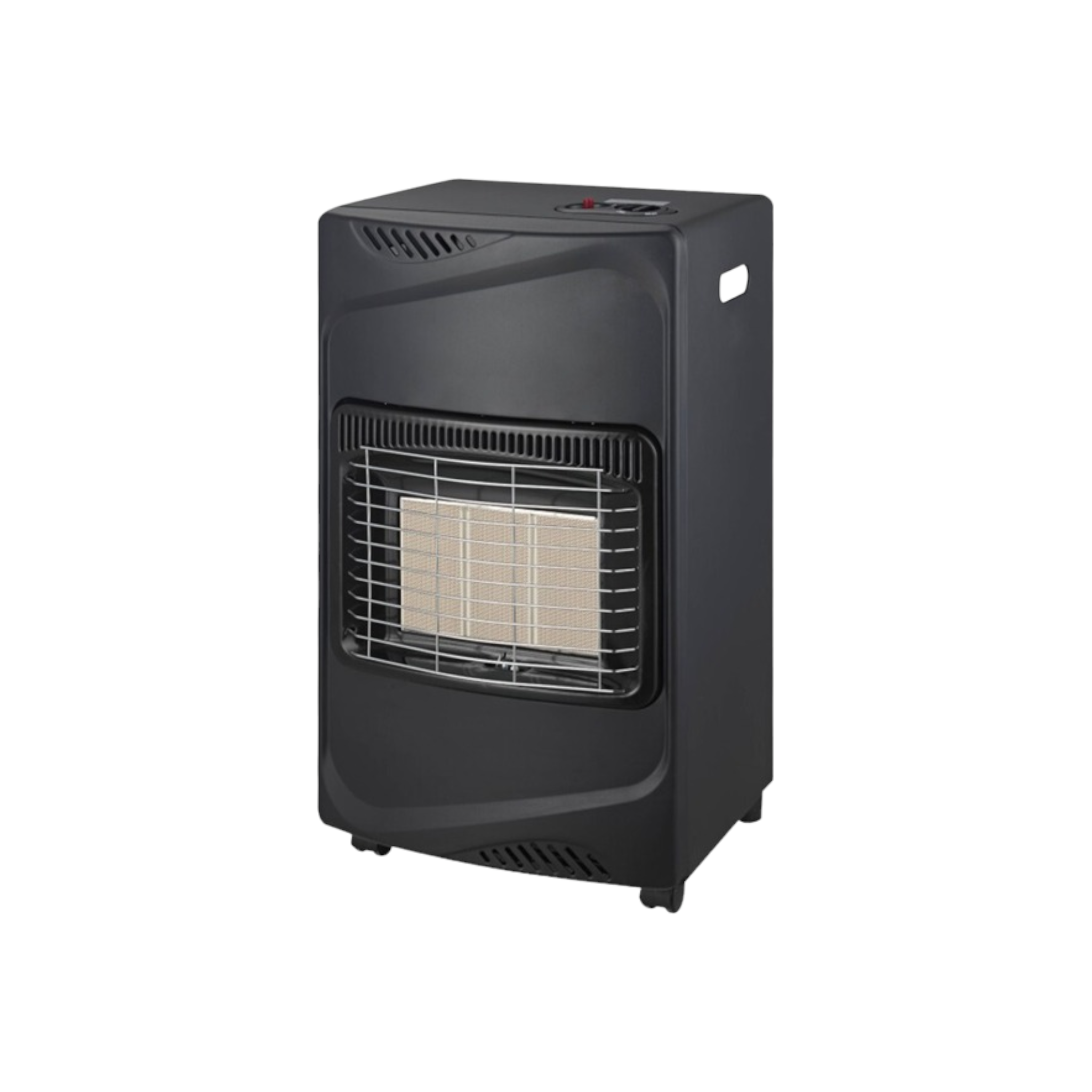 Elba Gas Heater 3-Panel Retro Portable Black 16/EL100RB