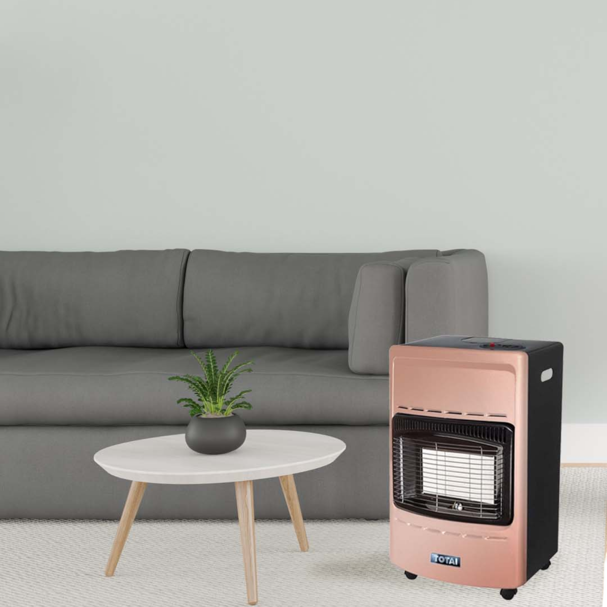 Totai Gas Heater Full Body Rose Gold - 16/DK1010RG