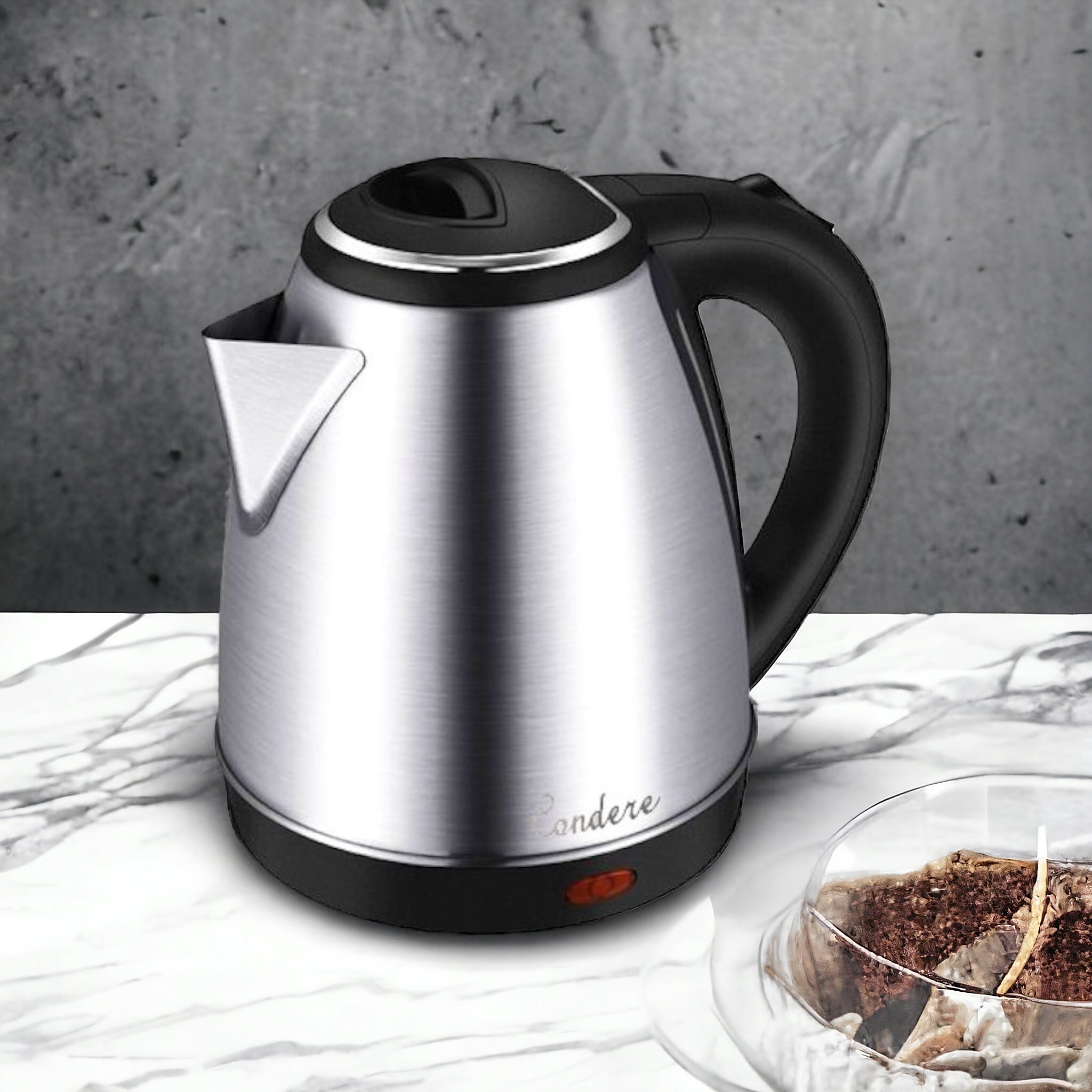 Condere 2 Litre Cordless Electric Kettle - Stainless Steel