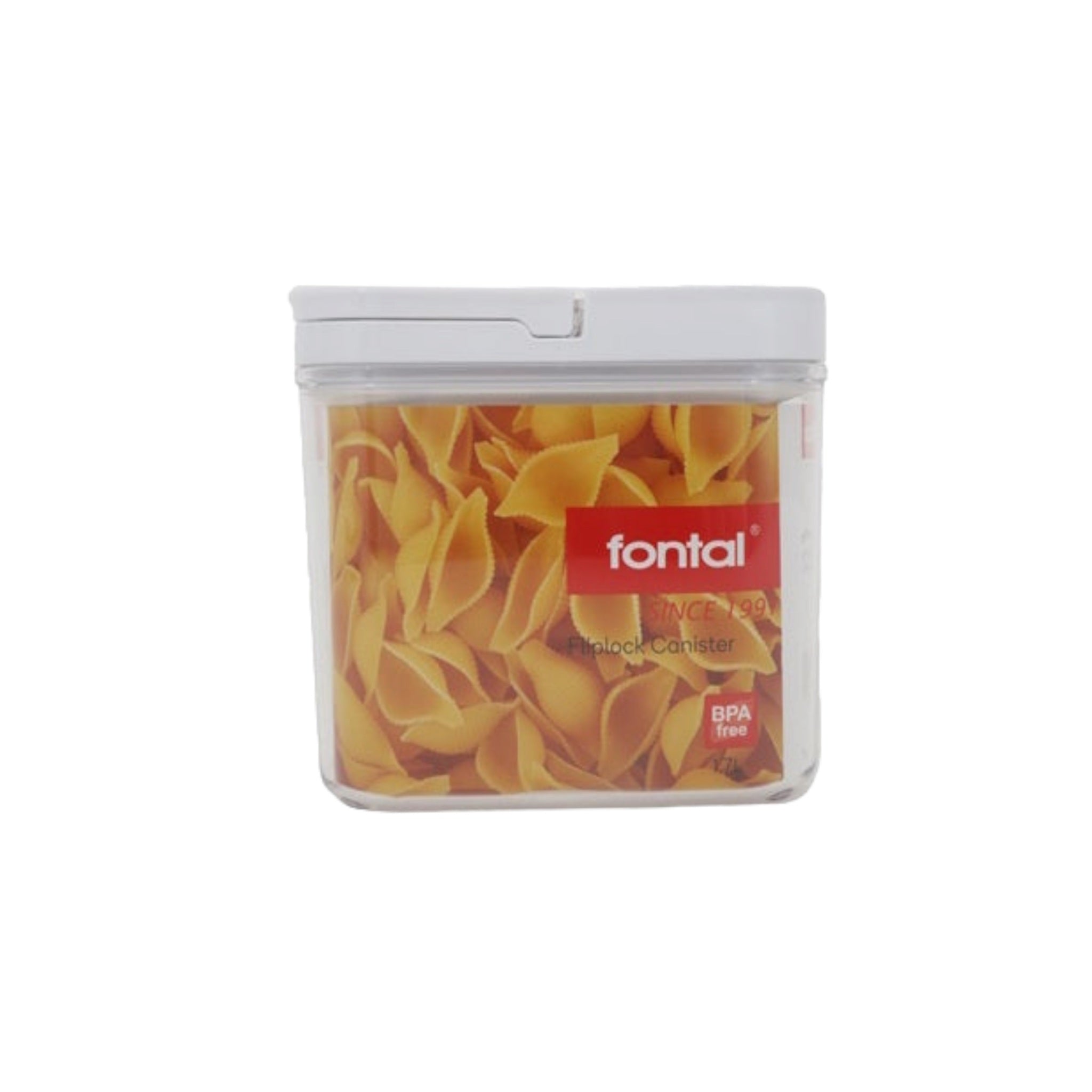 Fontal Canister Fliplock Rectangle 1.7L 11172