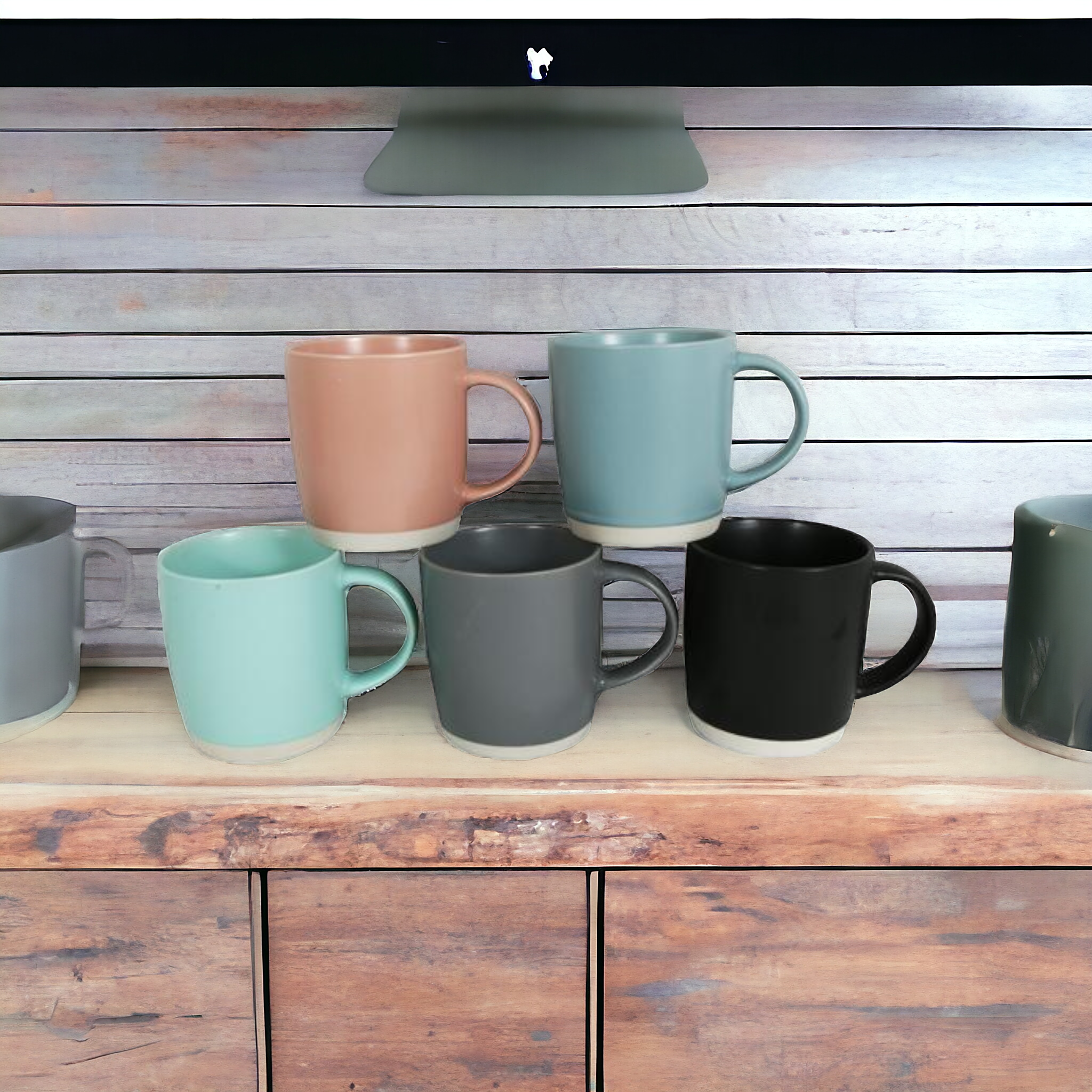 Ceramic Coffee Mug 325ml Pastel Colour 30636