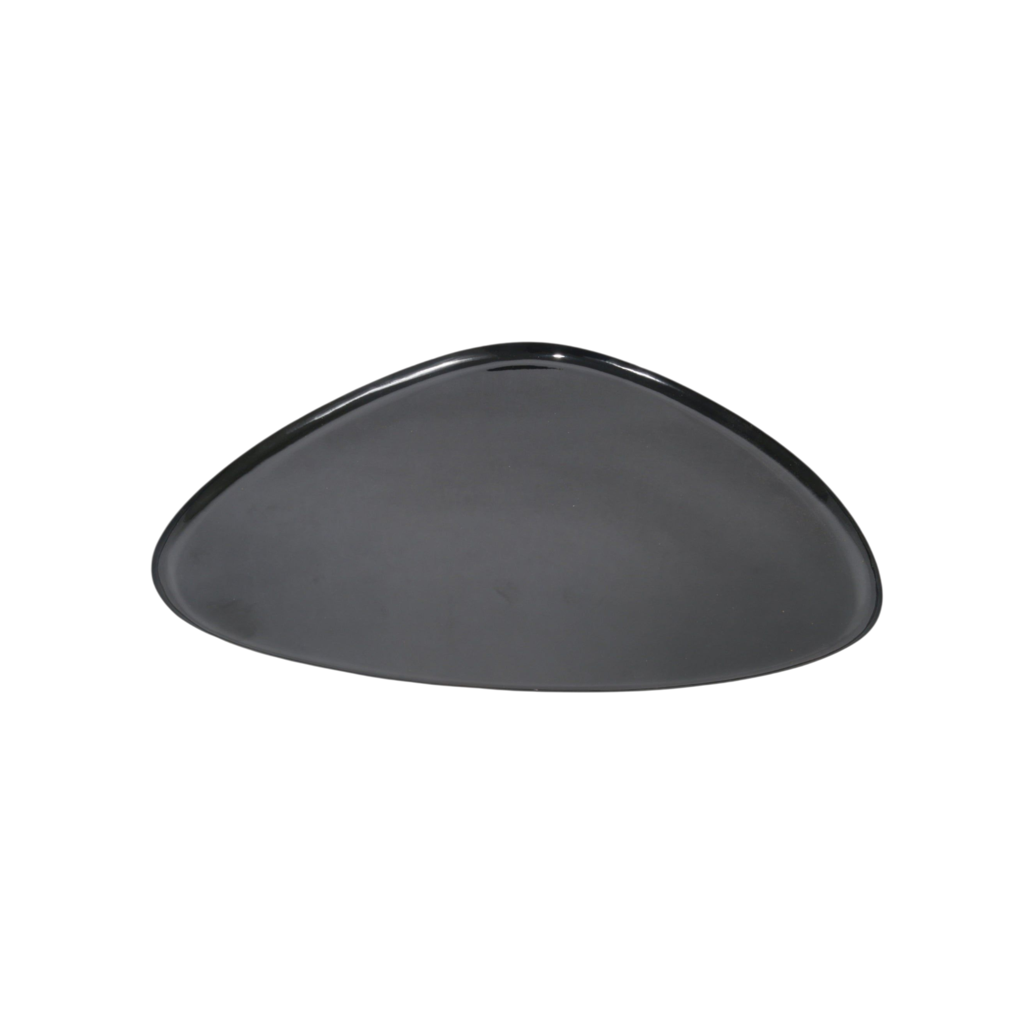 Ceramic Serving Tray Black Triangular 39cm 21114