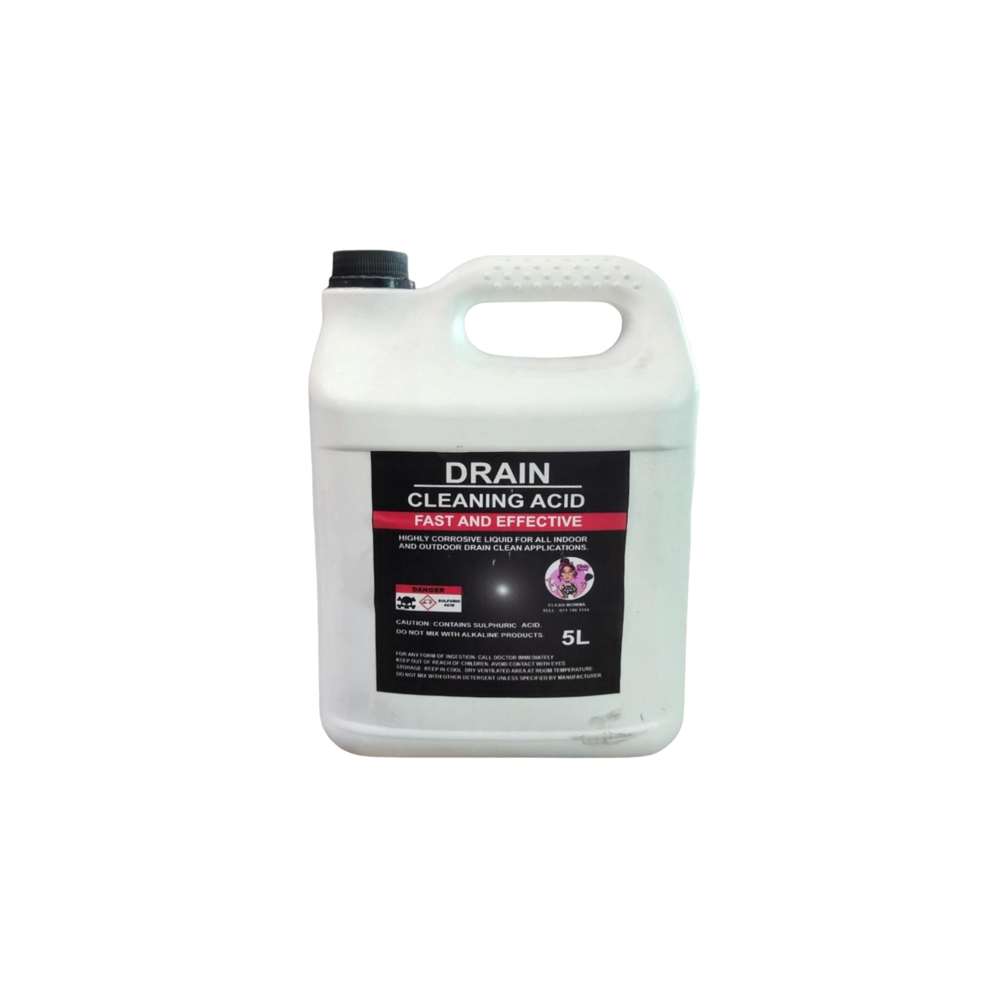 Drain Cleaning Acid Cleaner 5L