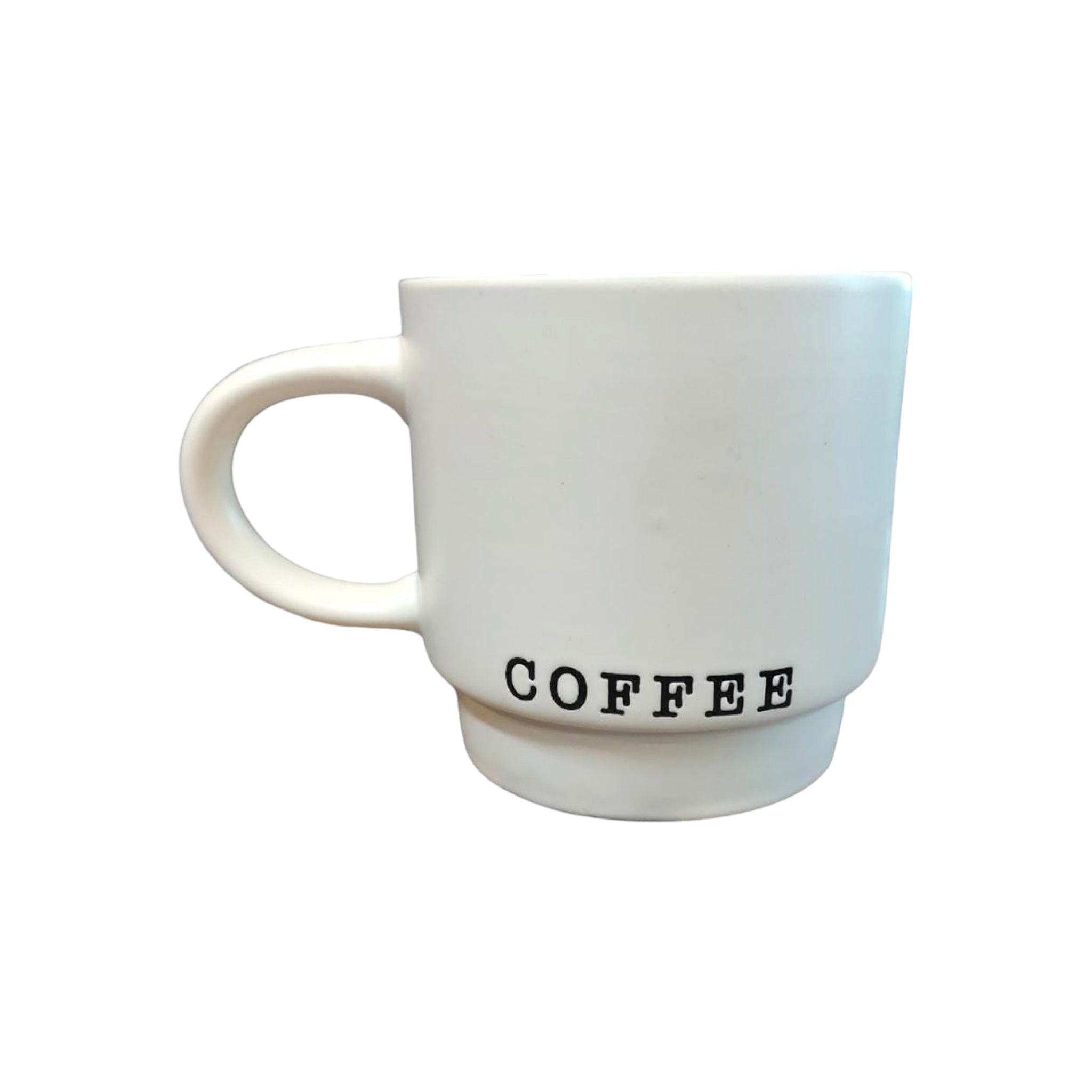 Ceramic Coffee Mug Slogan Design 9x8cm