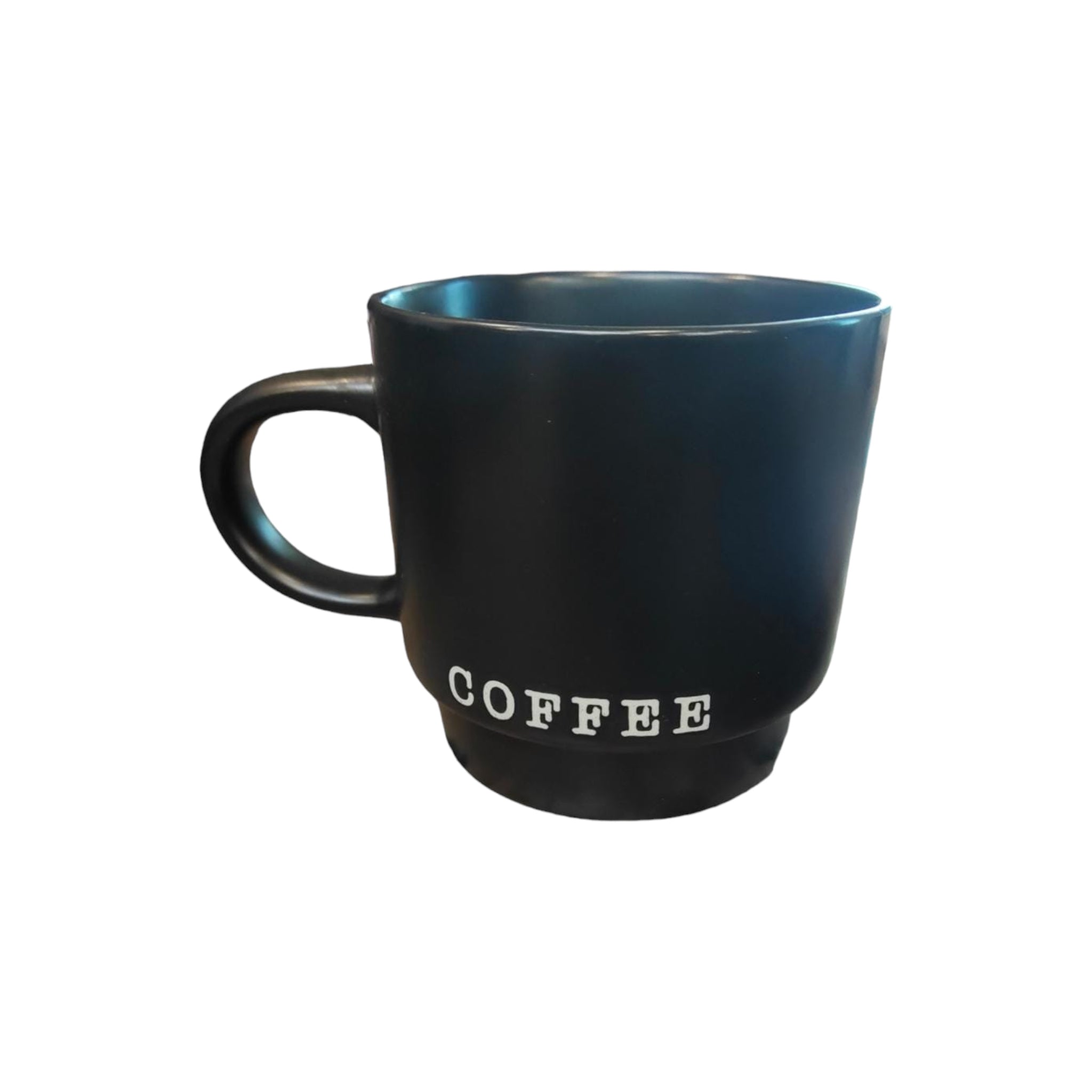 Ceramic Coffee Mug Slogan Design 9x8cm