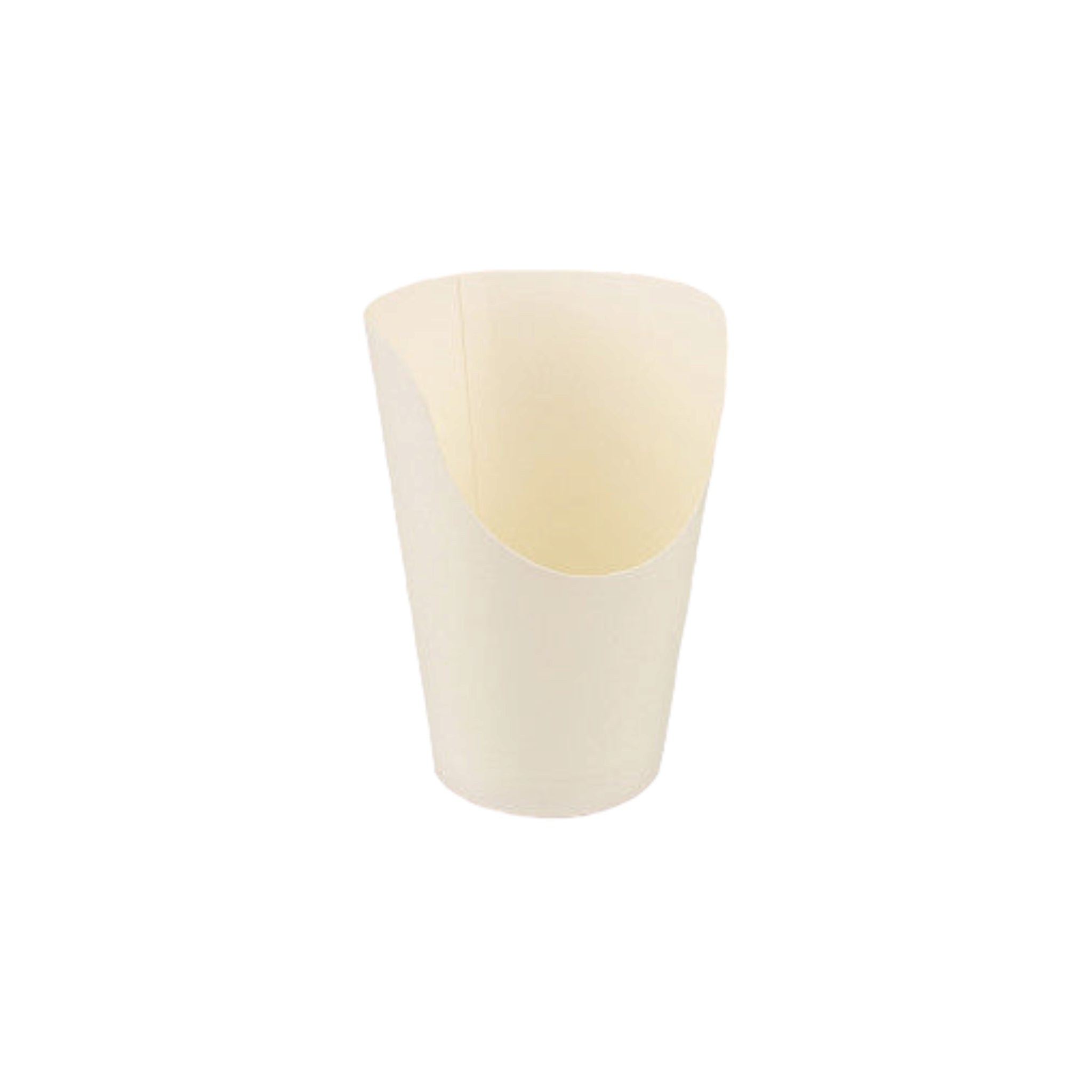 Kraft Paper French Fries Chip Cup 350ml White 10pack