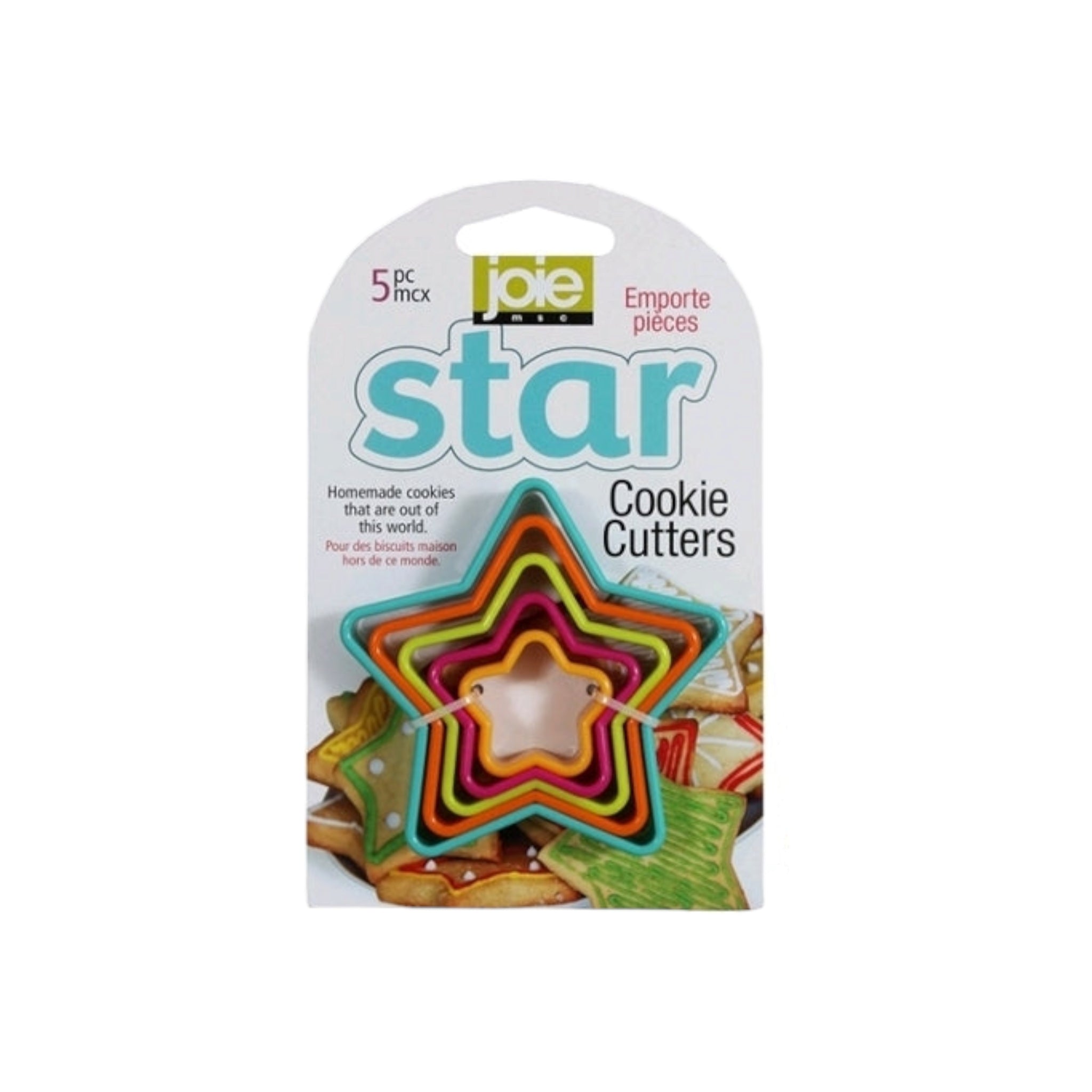 Joie Cookie Cutters Star 5pc Set 14092