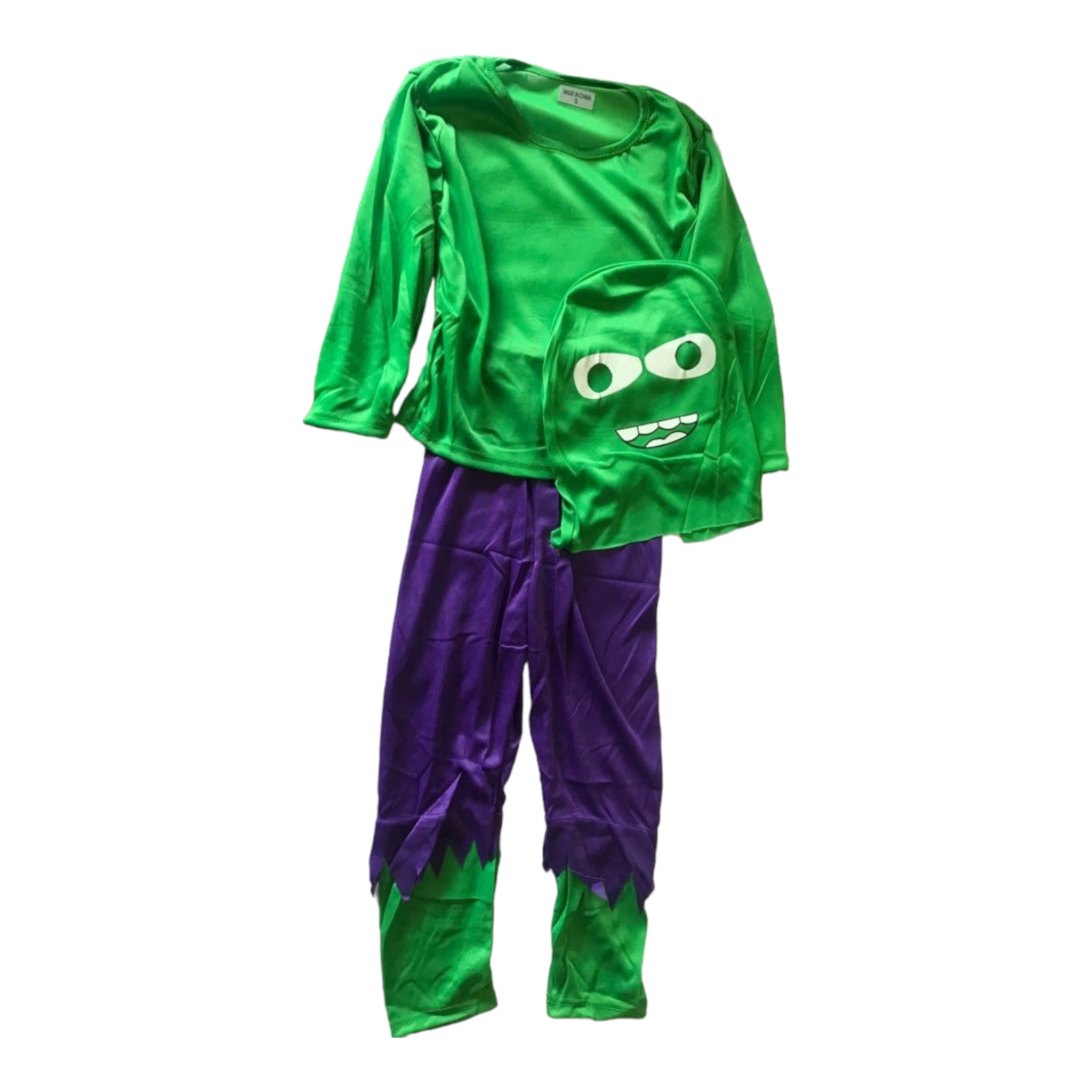 Kids Hulk Party Costume Non-Muscle