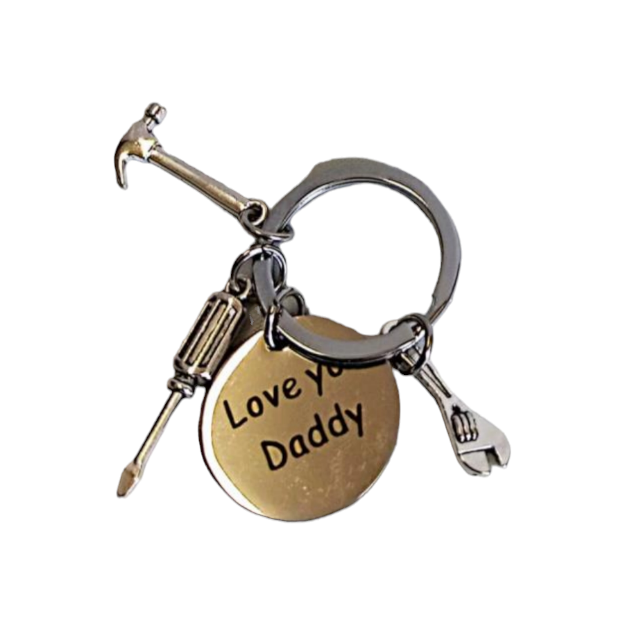 Key Chain Love You Daddy & Tools