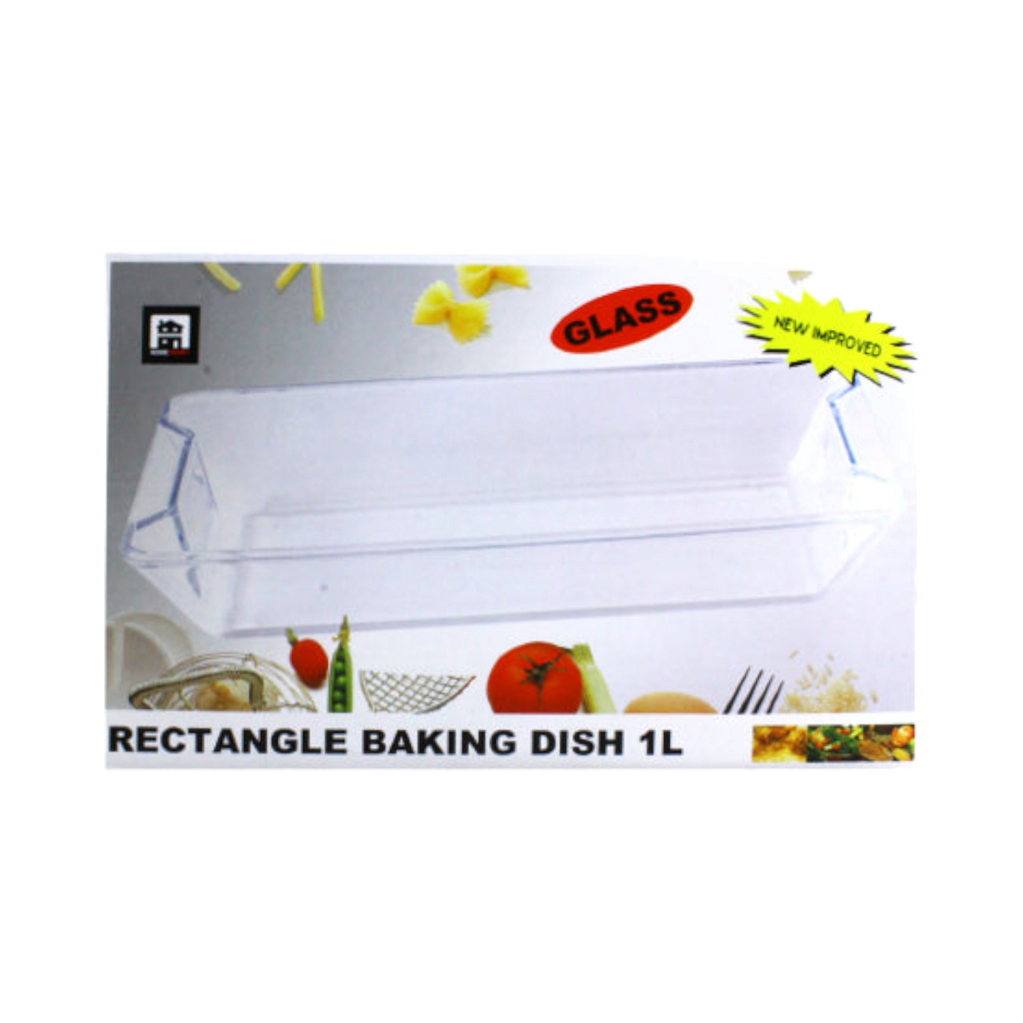 Glass Baking Dish 1L Rectangular GLJ762