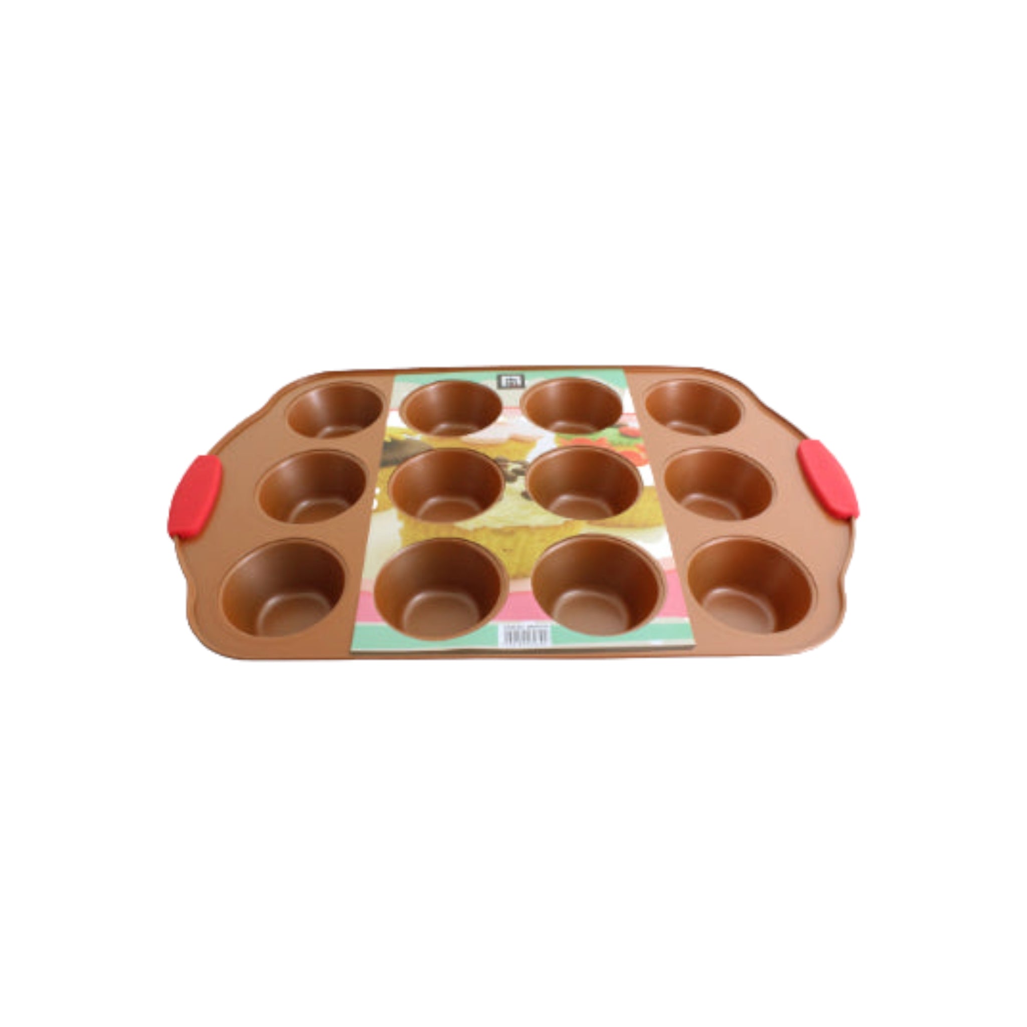 Muffin Baking Pan 12 Cup Non-Stick Grey XBAK335