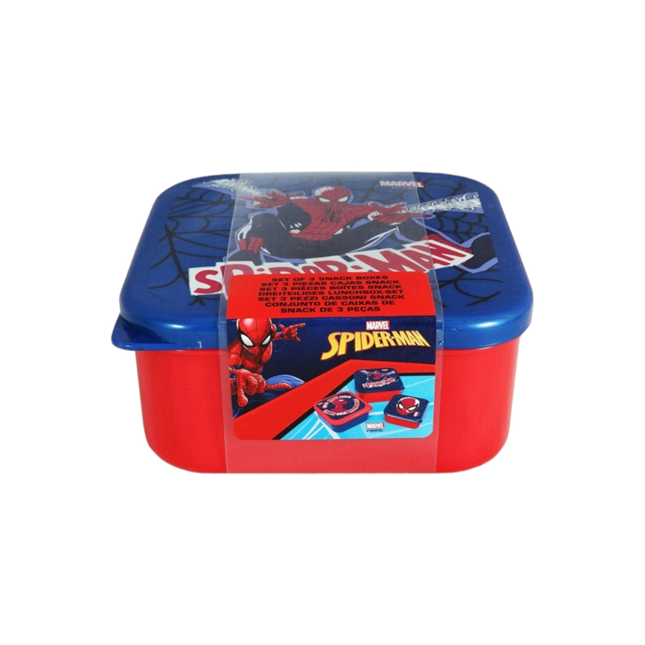 Disney Spiderman Nesting Snack Lunchbox