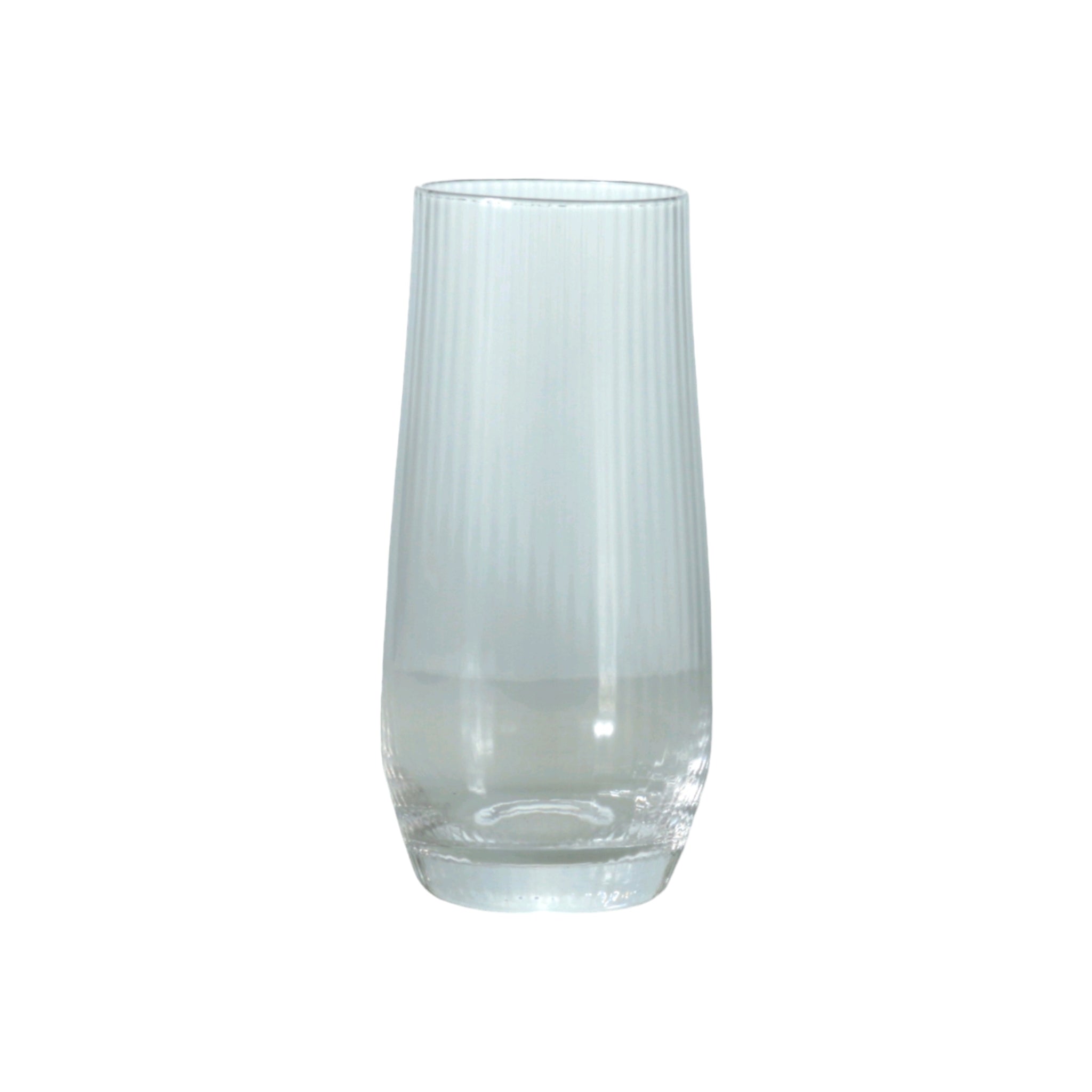 Pasabahce Hiball Ribbed Glass Tumbler 375ml 6pack