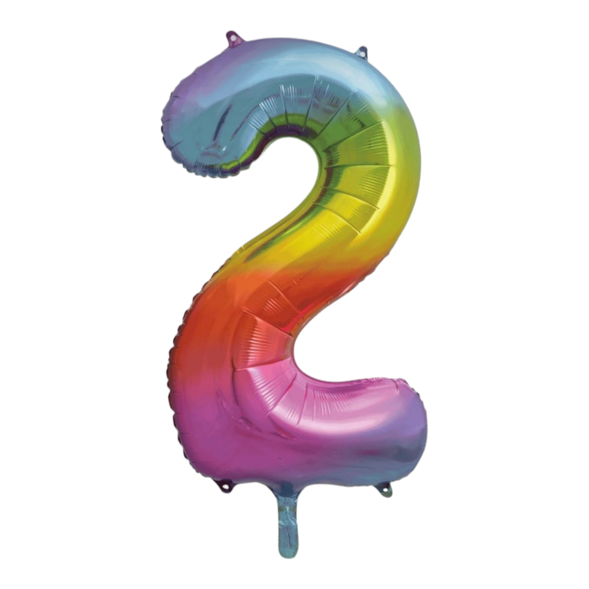 Party Foil Number Balloons 0 to 9 32Inch Rainbow