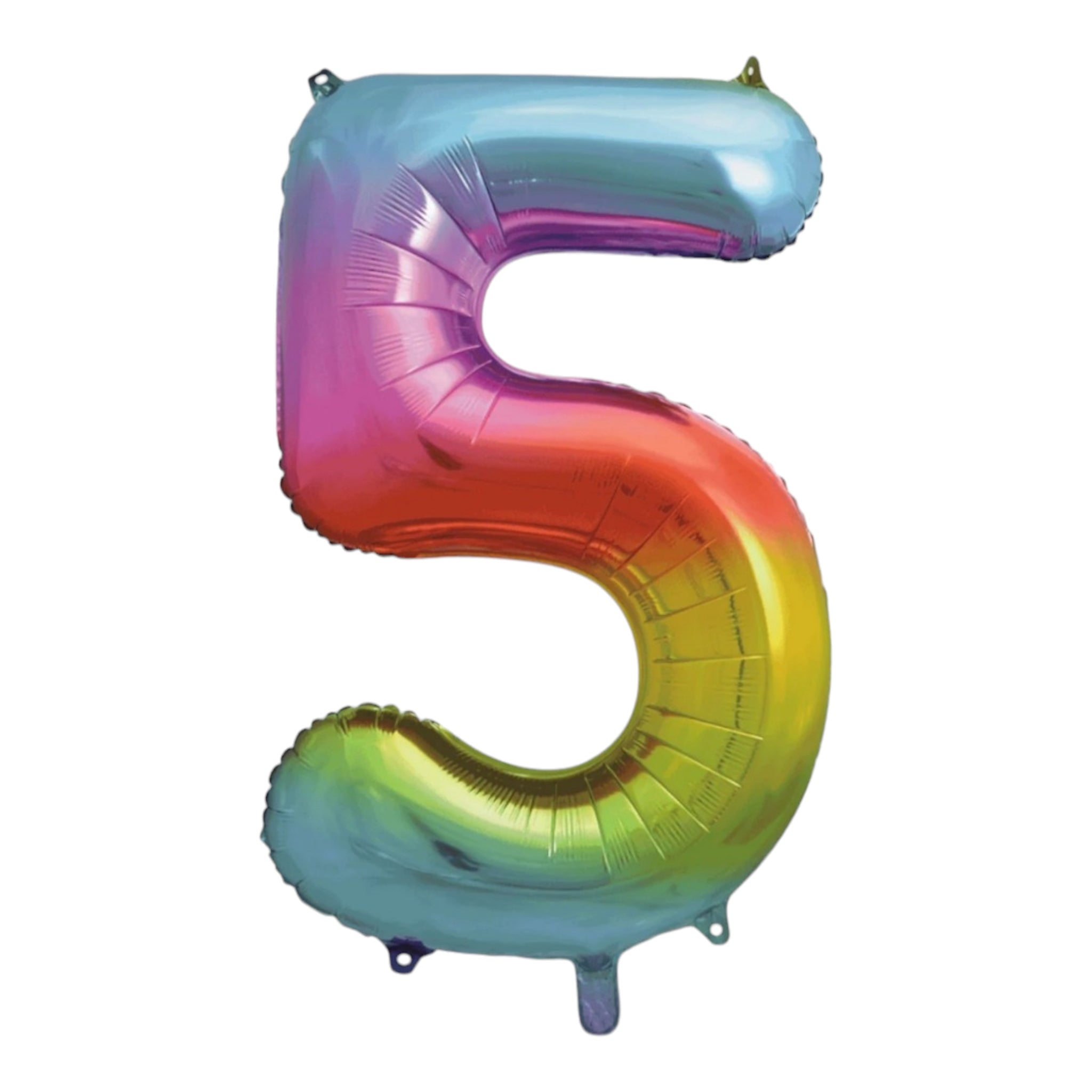 Party Foil Number Balloons 0 to 9 32Inch Rainbow