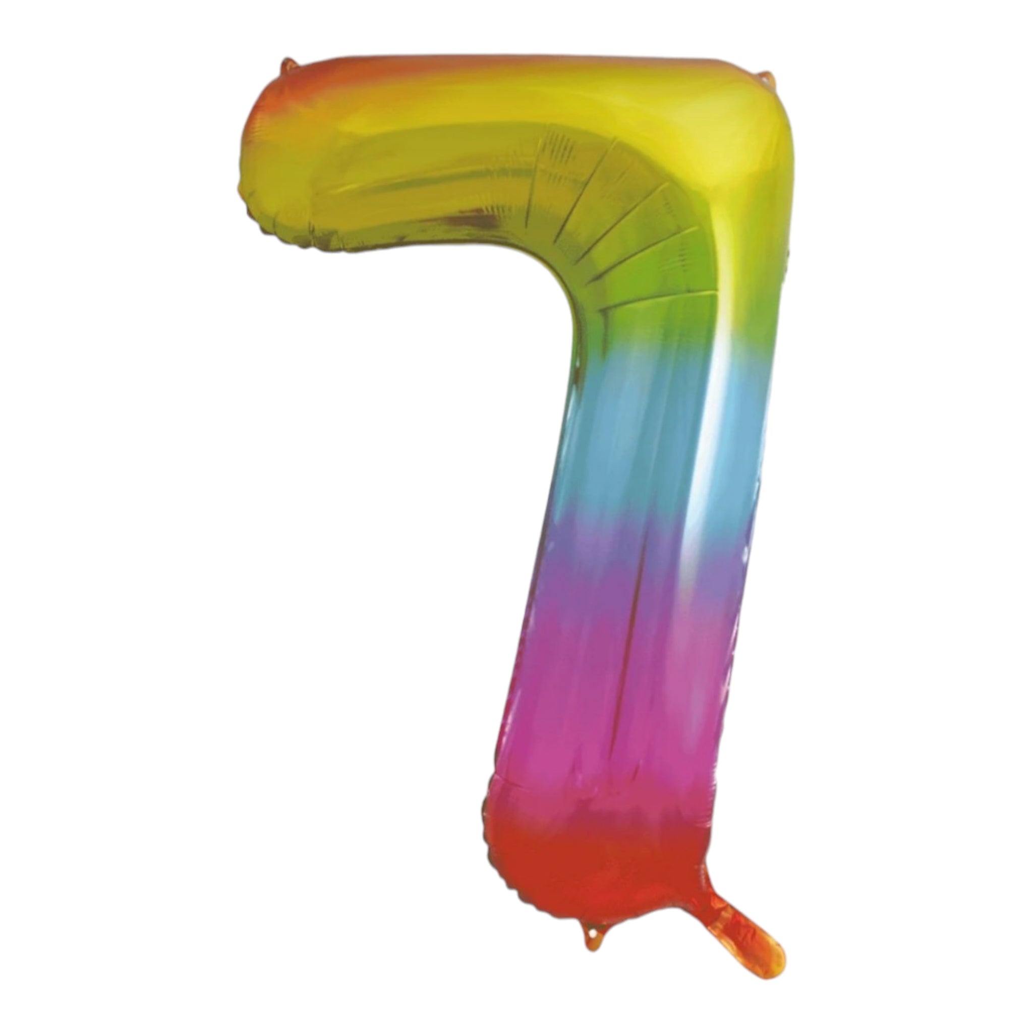 Party Foil Number Balloons 0 to 9 32Inch Rainbow