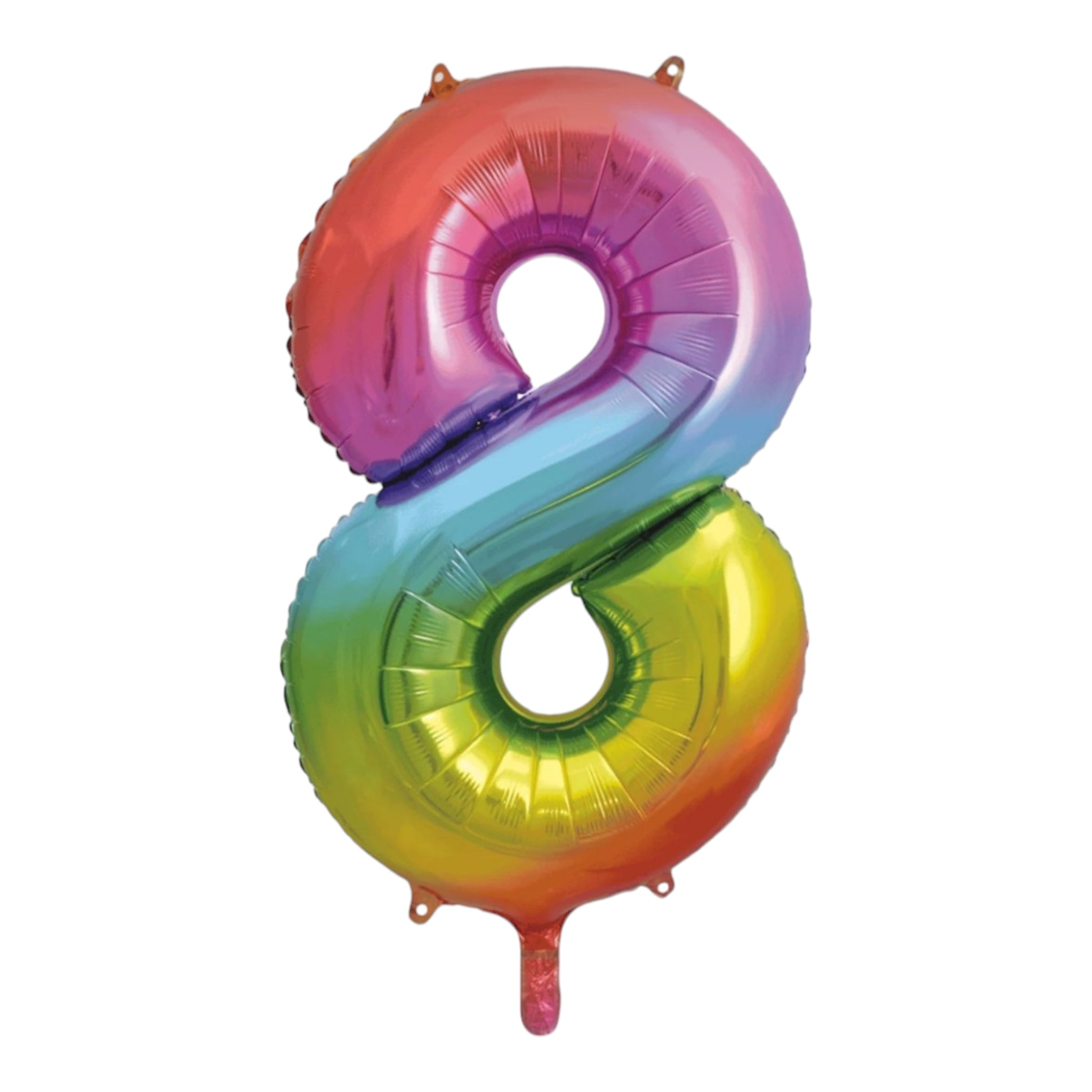 Party Foil Number Balloons 0 to 9 32Inch Rainbow