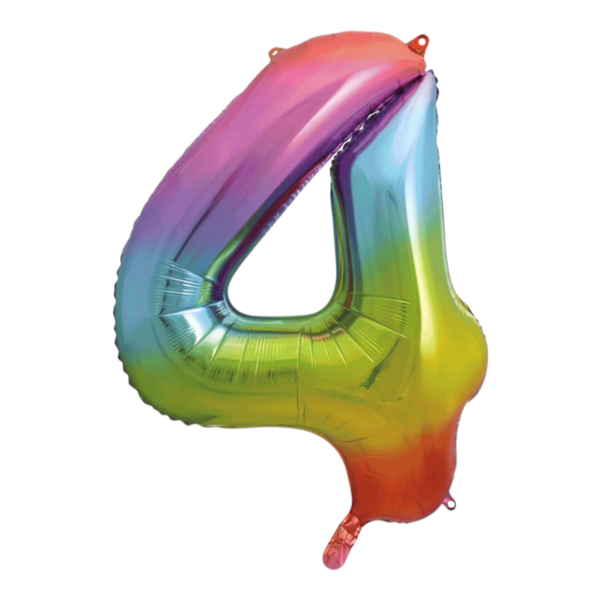 Party Foil Number Balloons 0 to 9 32Inch Rainbow