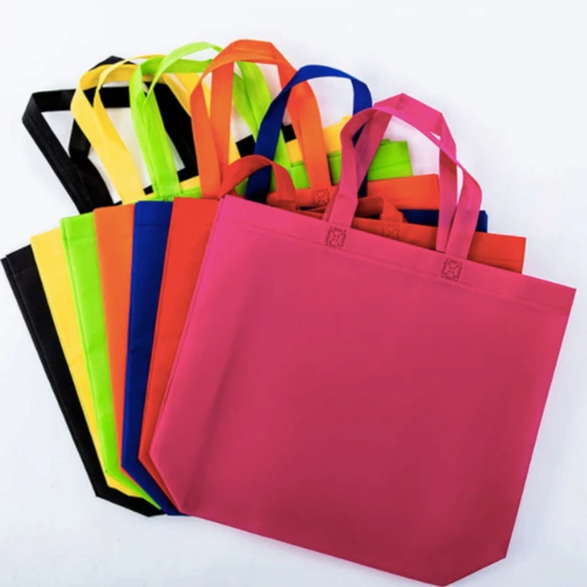 Non-Woven Shopping Grocery Bag 30x40cm with Soft Loop Handle