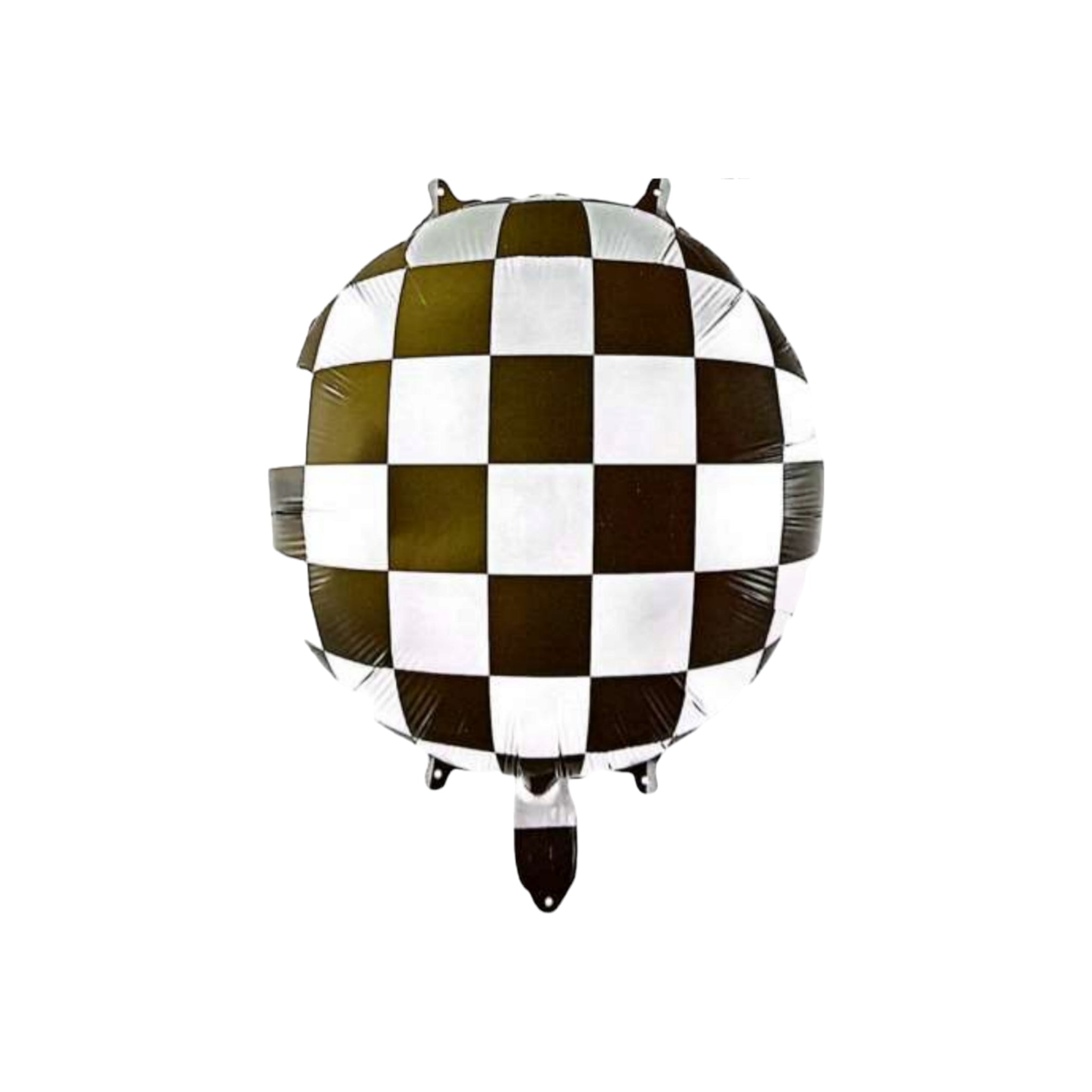 Party Foil Balloon Checkered 18inch Air Helium