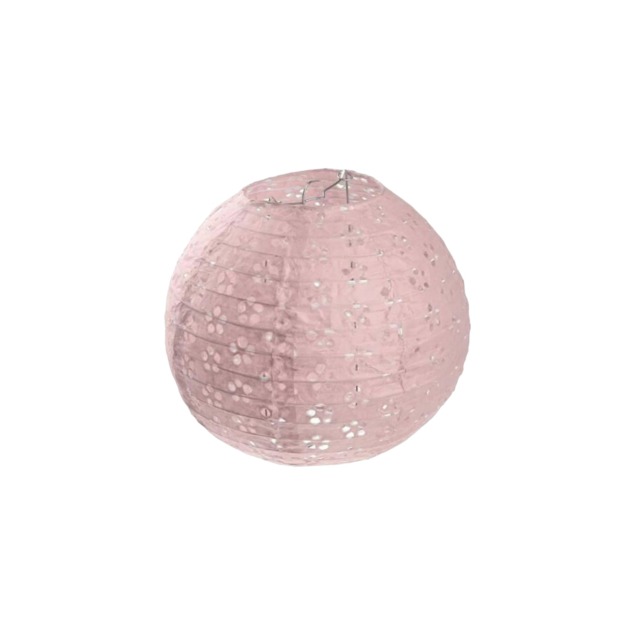 Chinese Paper Lantern 25cm with Lace Design