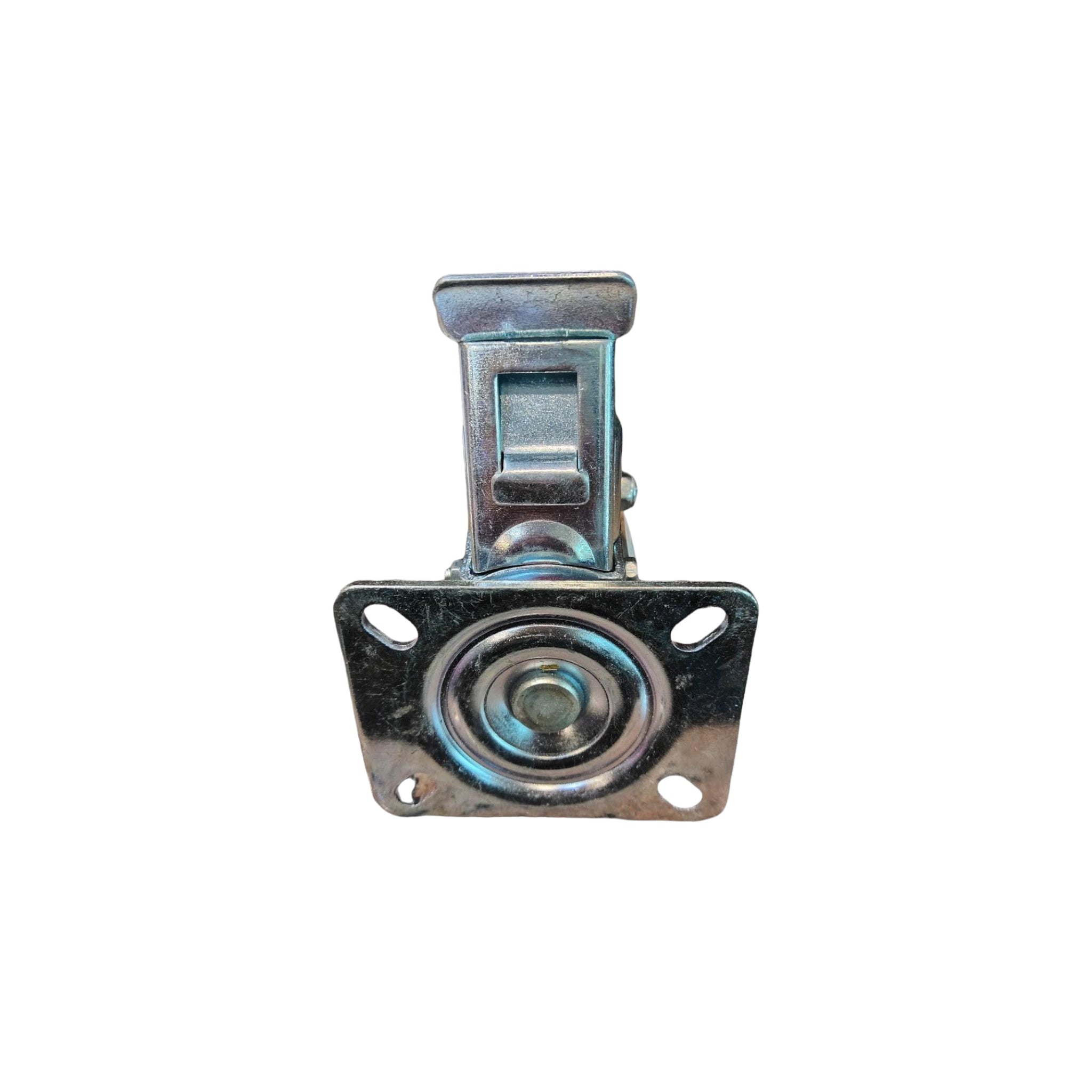 Castor Whee 100mm BLue Rubber Swivel with Plate Break