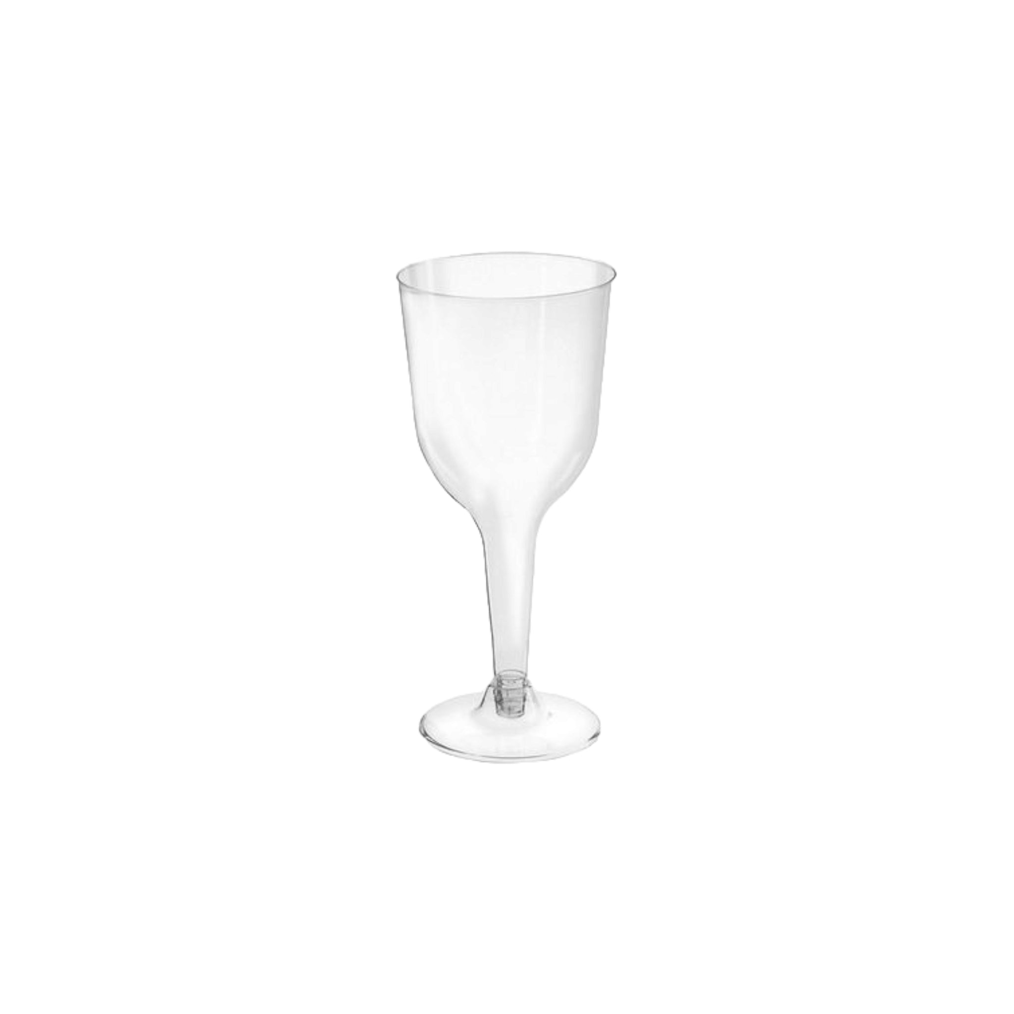 Disposable Stemmed Party Cup 300ml Clear with Detachable Base 10pack