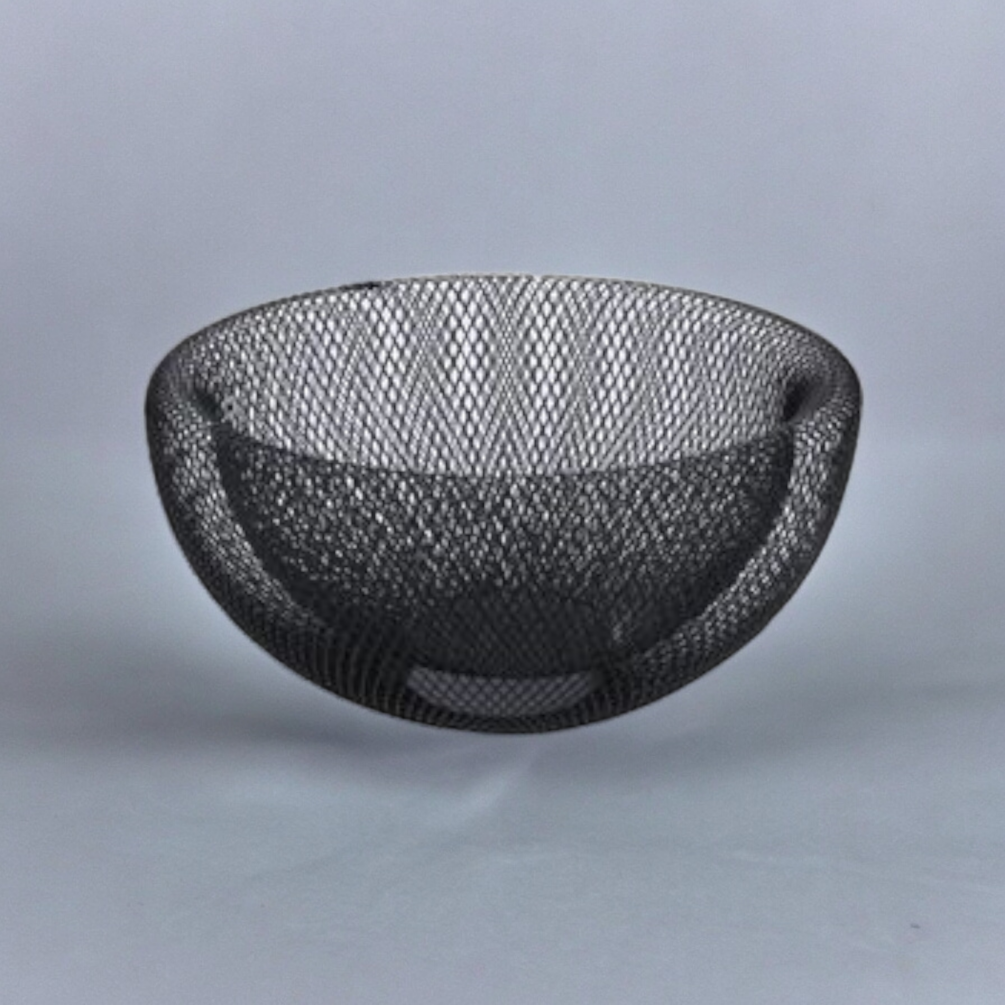 Continental Homeware Wire Mesh Fruit Basket Shiny Black CH573