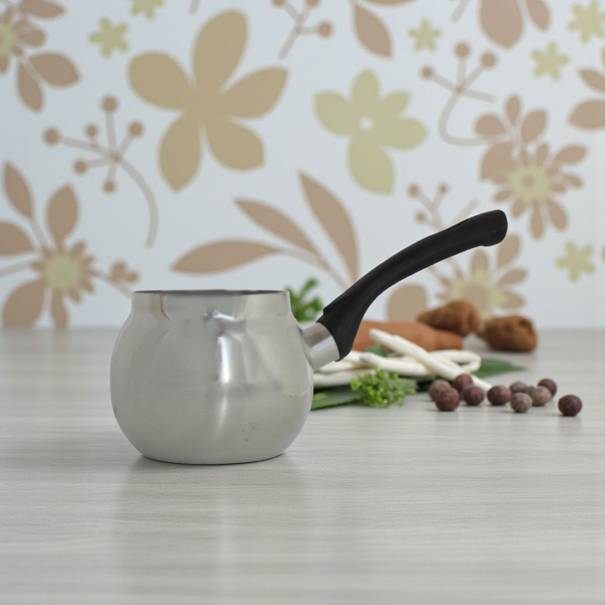 Stainless Steel Coffee Pot Warmer with Handle 750ml HV143