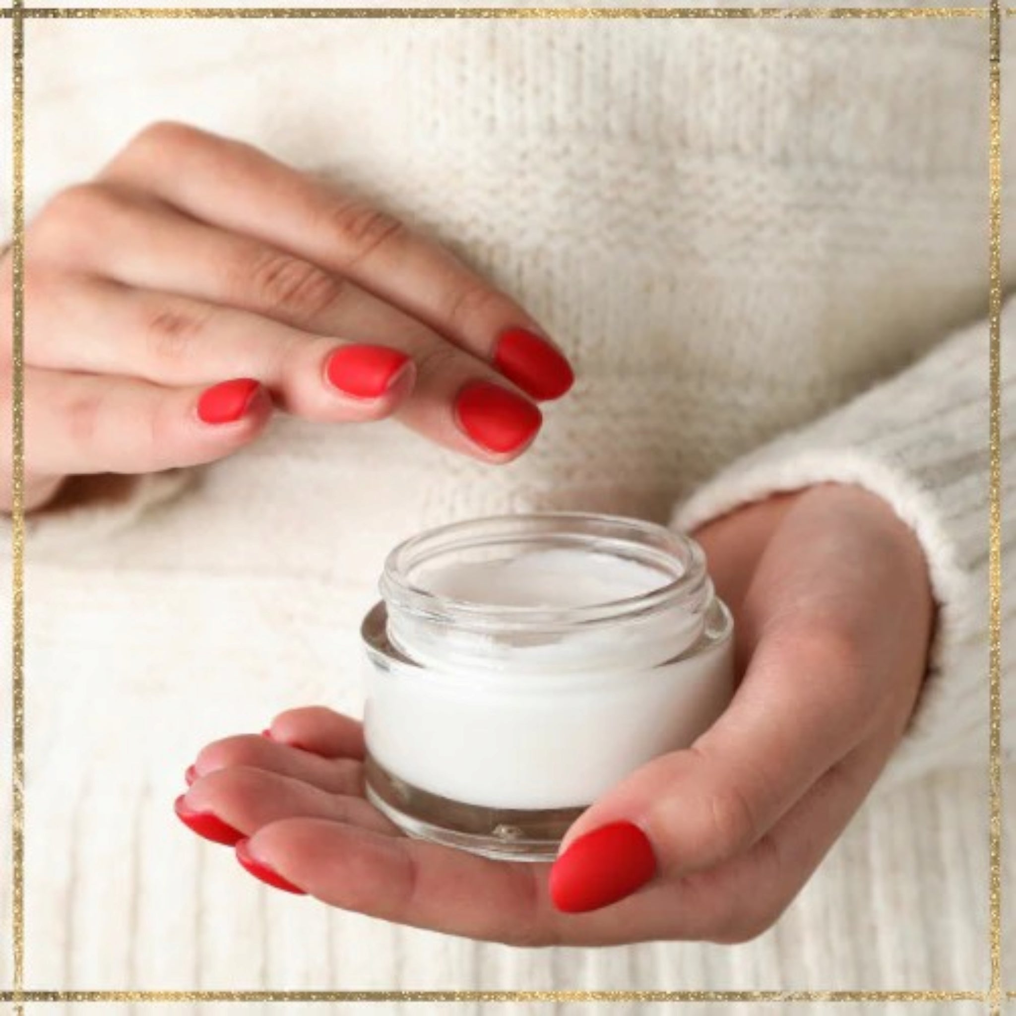 Glass Cosmetic Jar 50ml with Lid