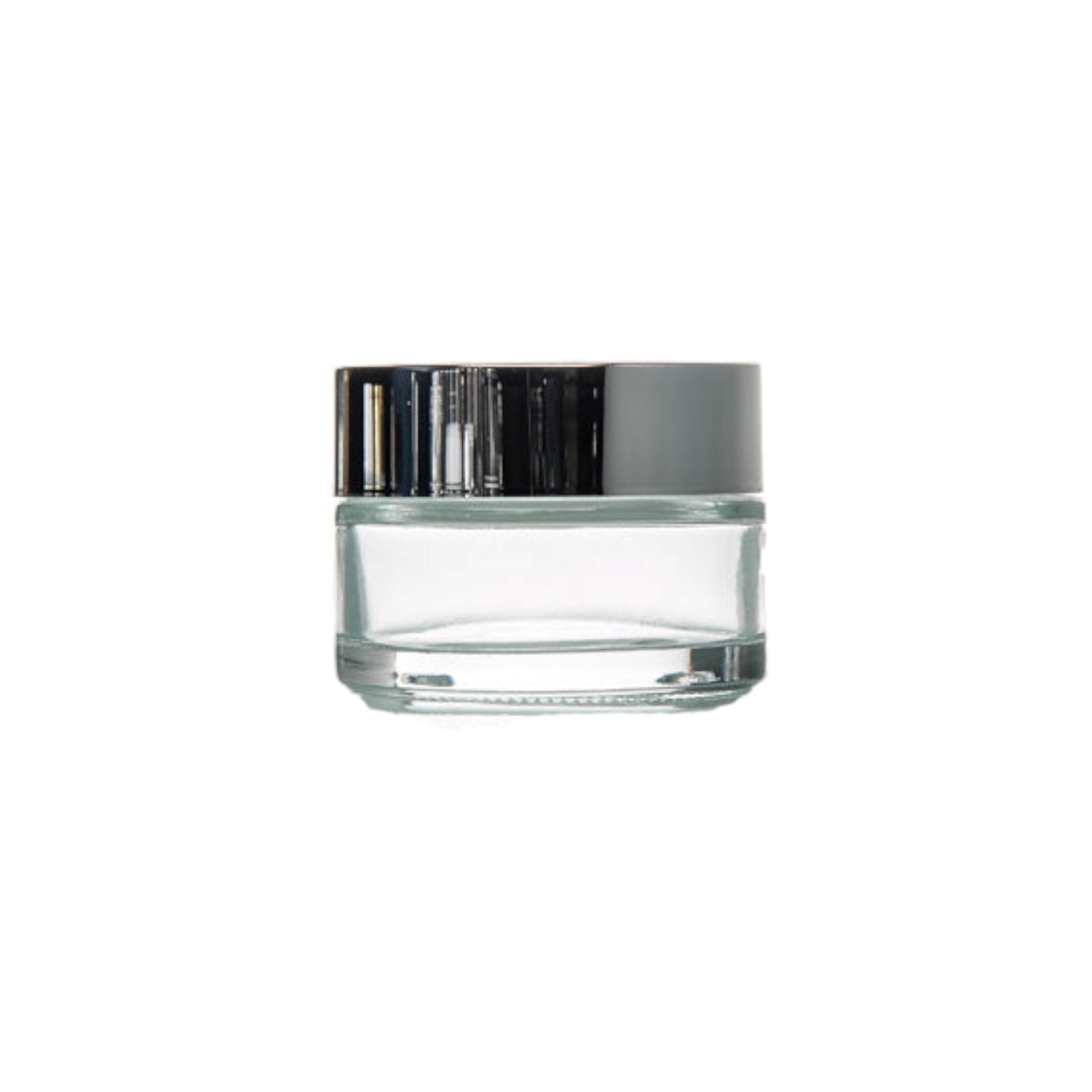 Glass Cosmetic Jar 50ml with Lid