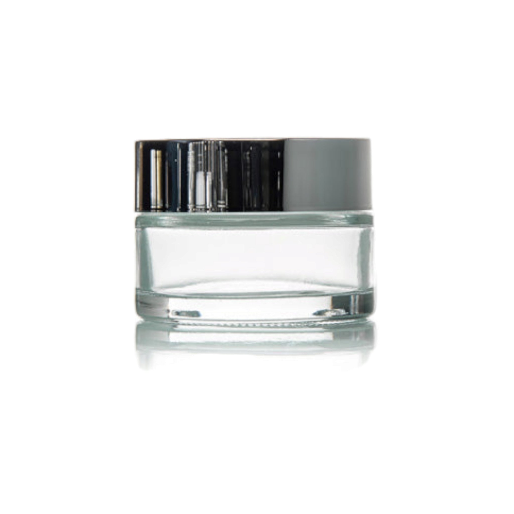 Glass Cosmetic Jar 50ml with Lid