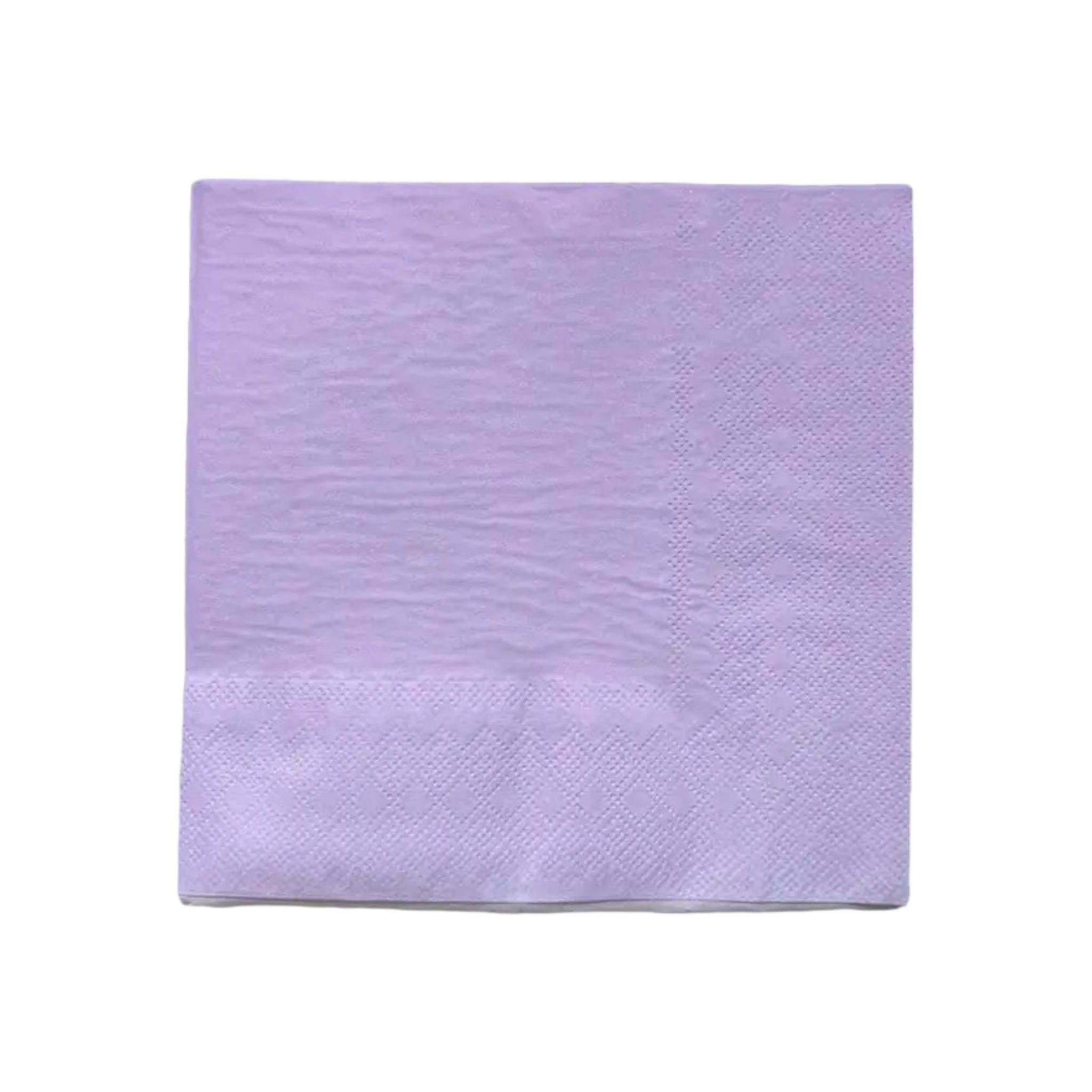 Luncheon Napkin Paper Serviettes 2ply Pastel Solid Colour 33x33cm 20pack