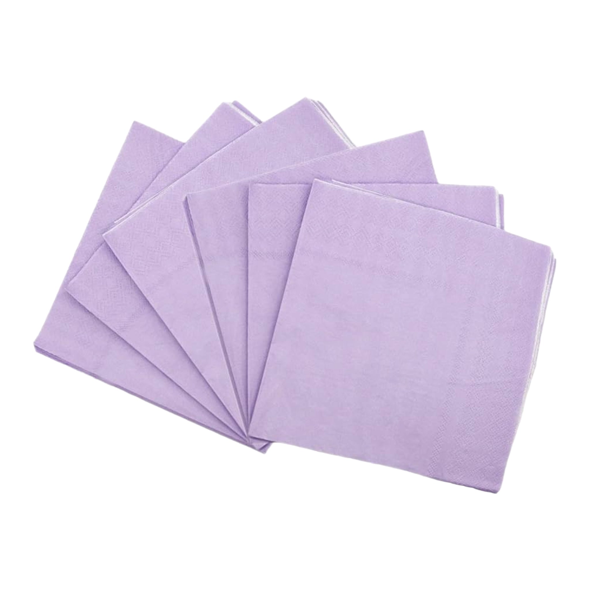 Luncheon Napkin Paper Serviettes 2ply Pastel Solid Colour 33x33cm 20pack