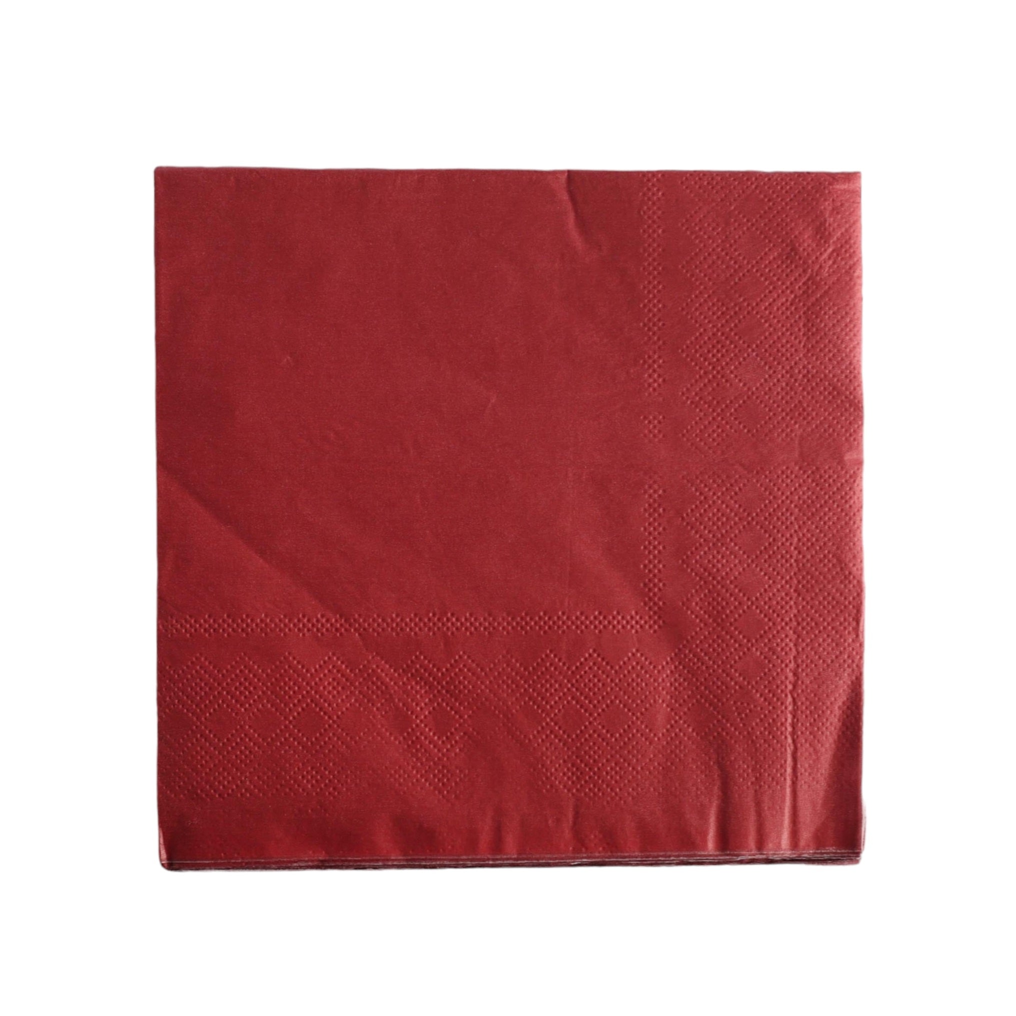 Luncheon Napkin Paper Serviettes 2ply Pastel Solid Colour 33x33cm 20pack