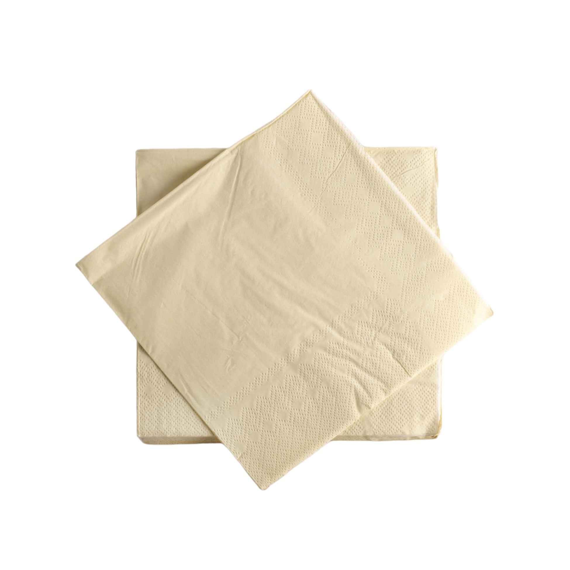 Luncheon Napkin Paper Serviettes 2ply Pastel Solid Colour 33x33cm 20pack