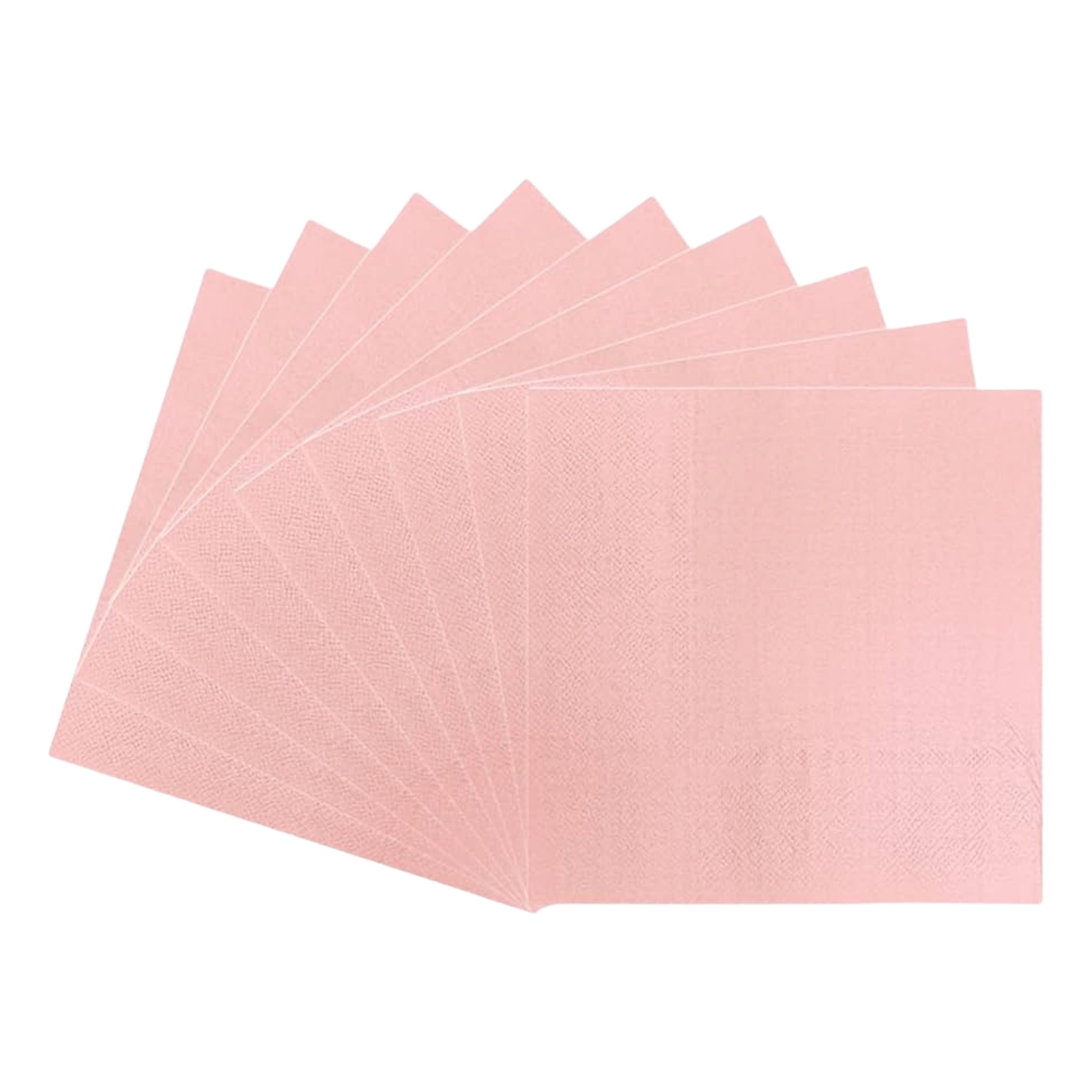 Luncheon Napkin Paper Serviettes 2ply Pastel Solid Colour 33x33cm 20pack