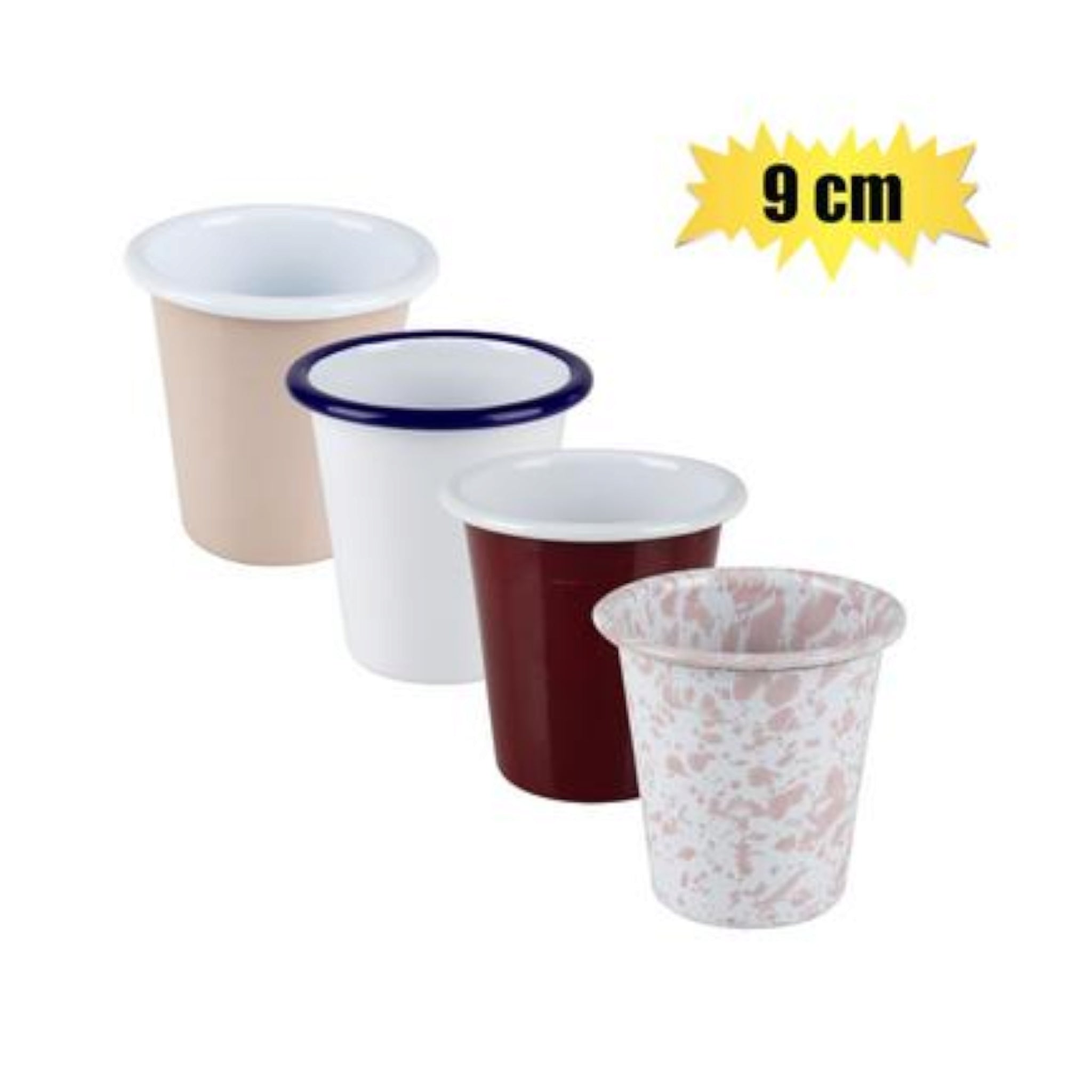 Enamel Tumbler Cup 9cm