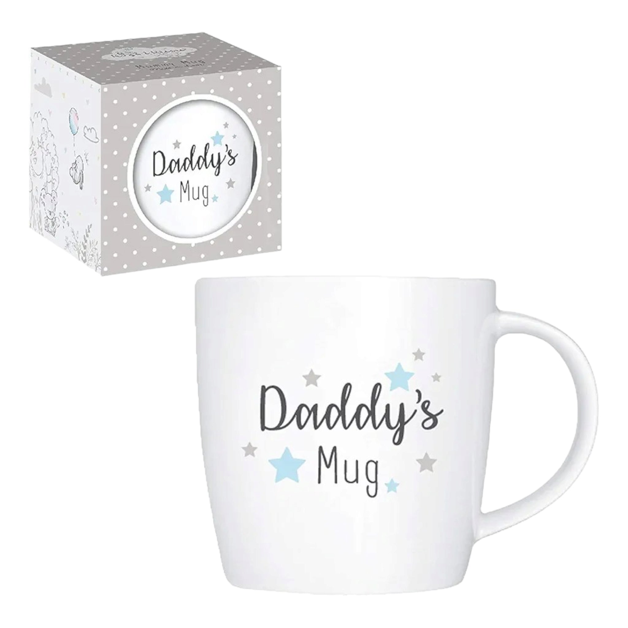 Coffee Mug 300ml in Gift Box Patterned Daddys Mug