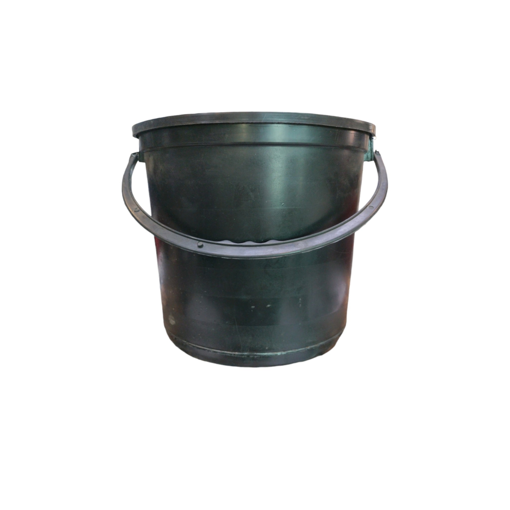 20L Plastic Bucket Black Recycle with Lid